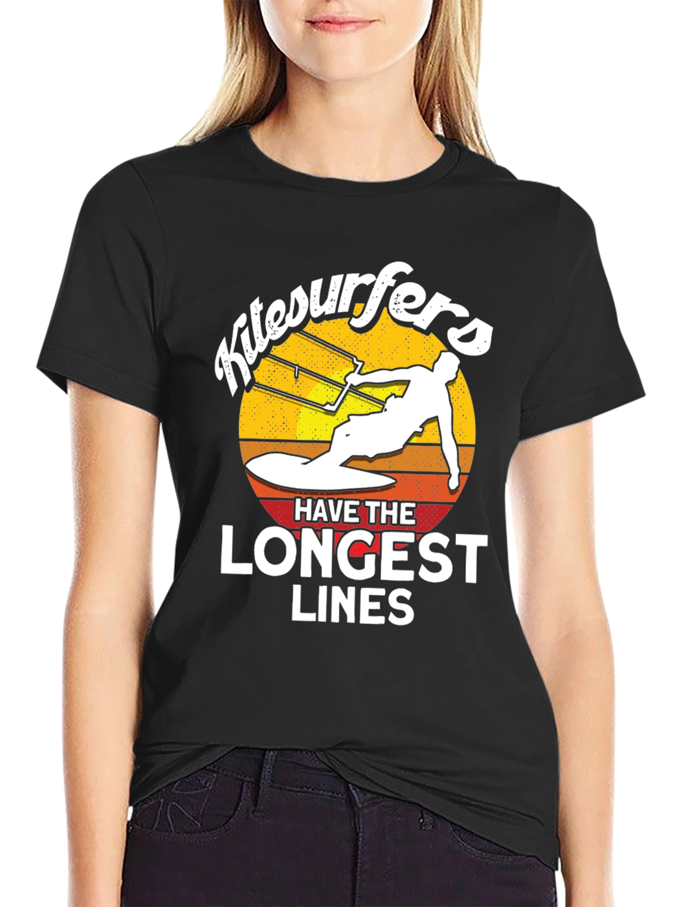 Kitesurfers Longest Lines Graphic T-Shirt