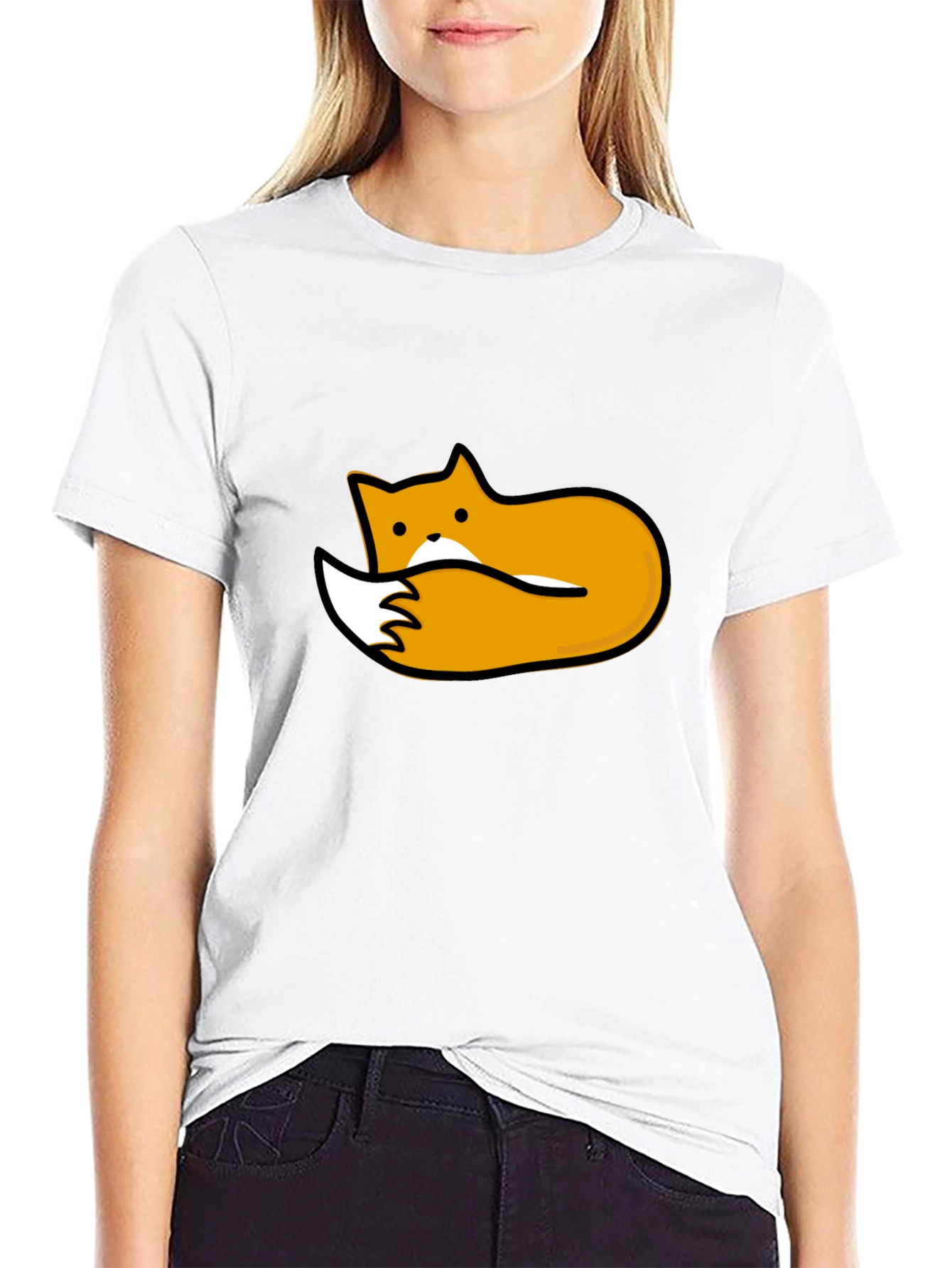 Black Fox Graphic Tee - Unisex Soft Cotton