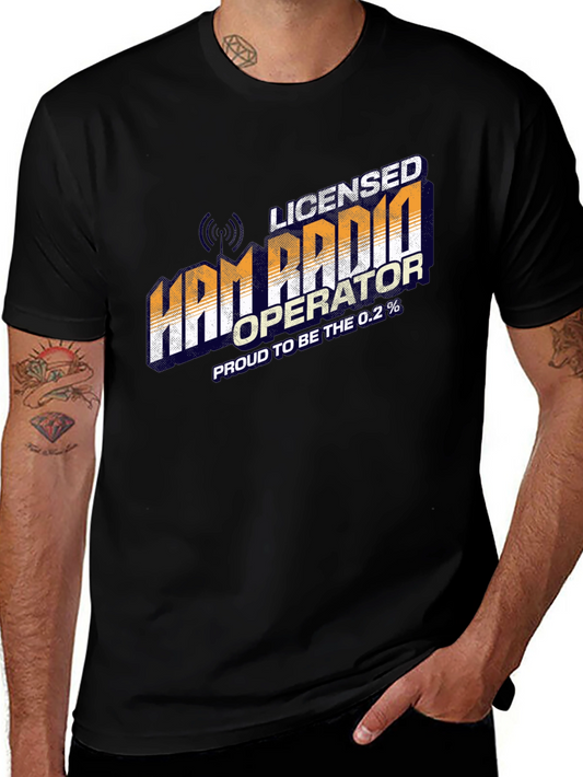 Ham Radio Operator T-Shirt - Proud To Be The 0.2%