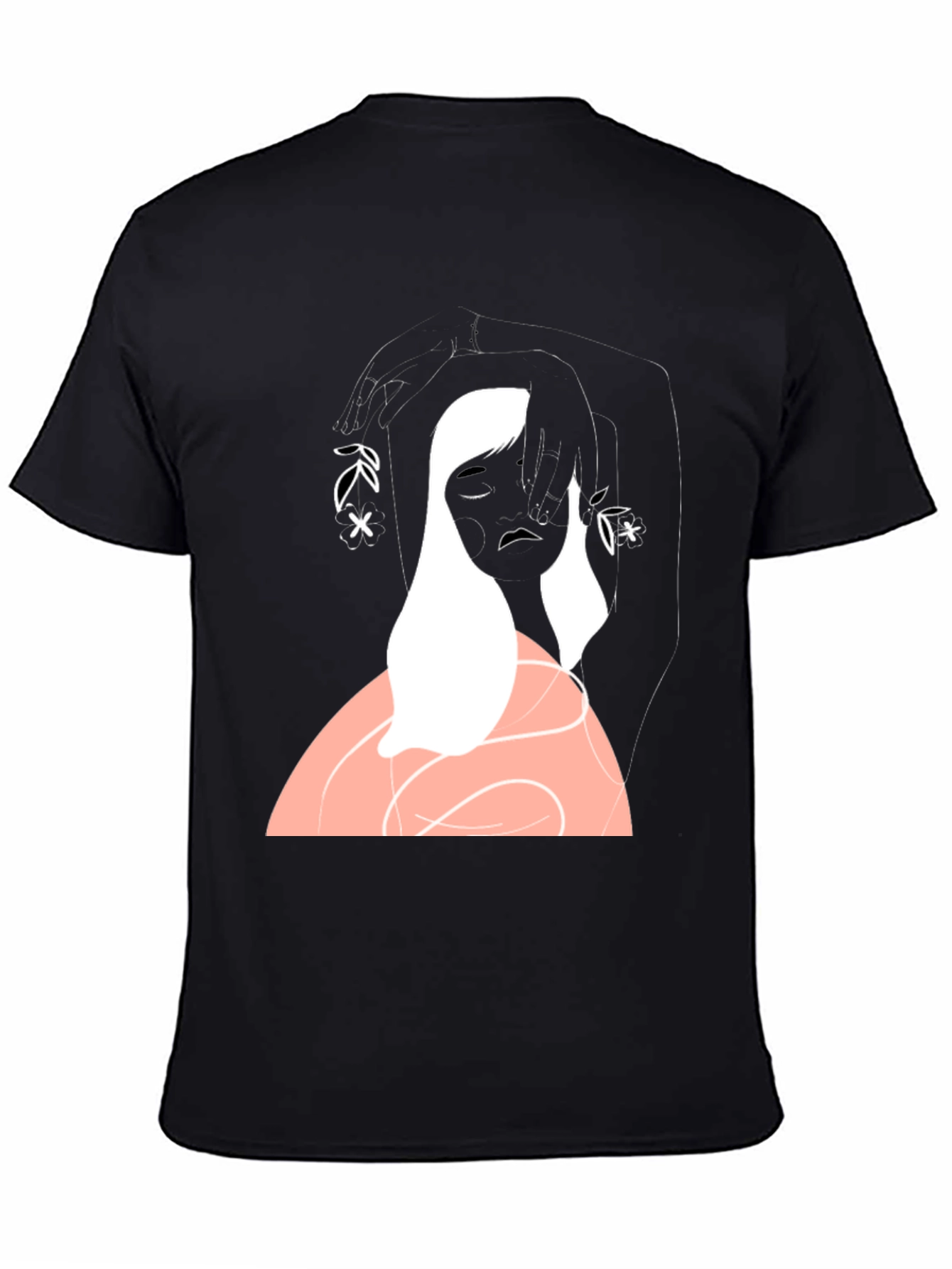 Artistic Graphic Print T-Shirt - Unique Design