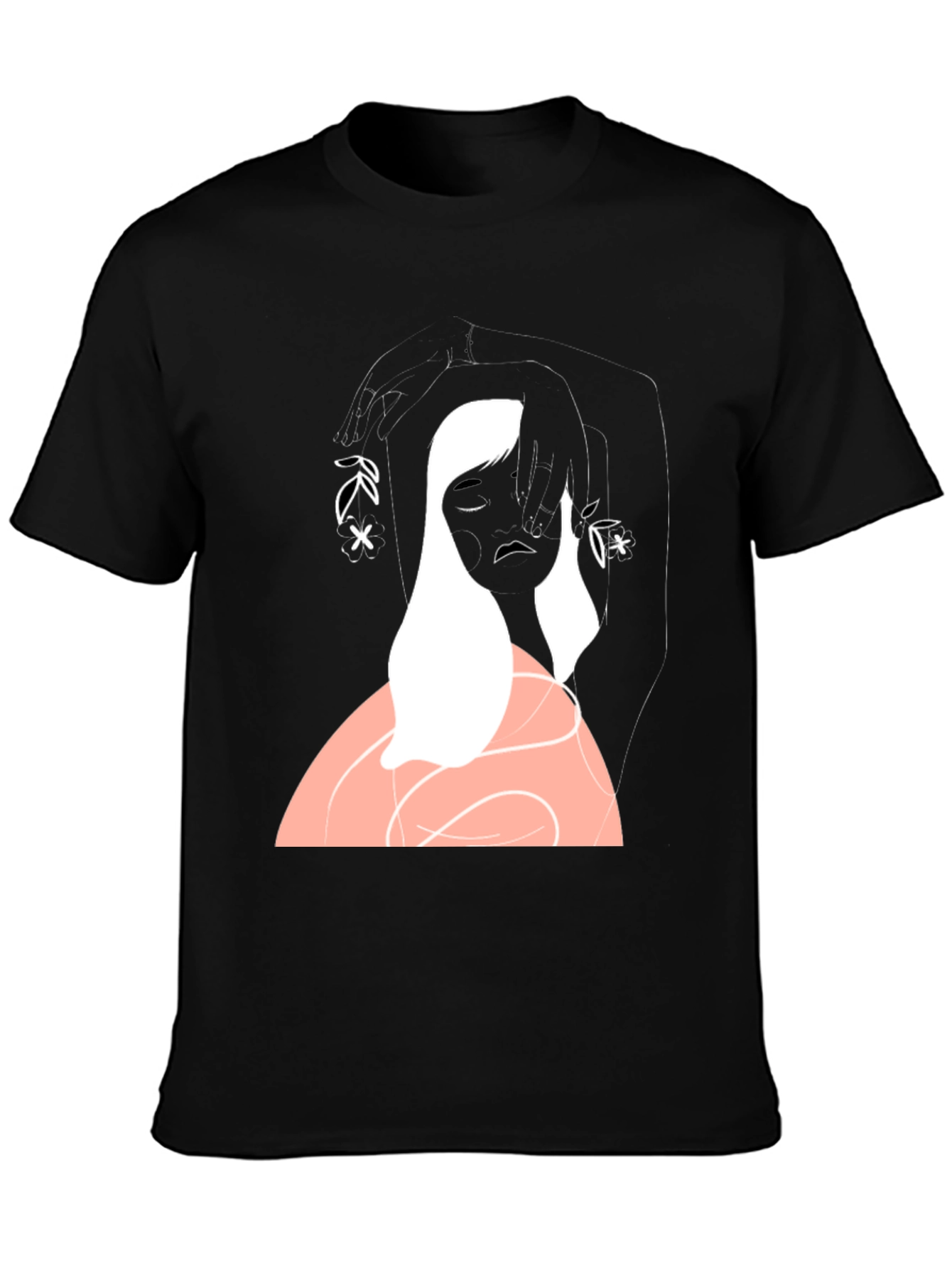 Artistic Graphic Print T-Shirt - Unique Design