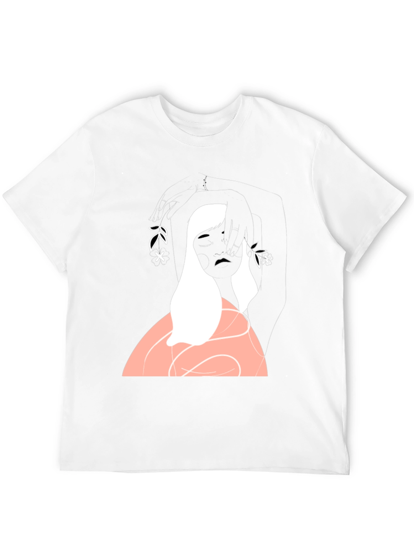 Artistic Graphic Print T-Shirt - Unique Design