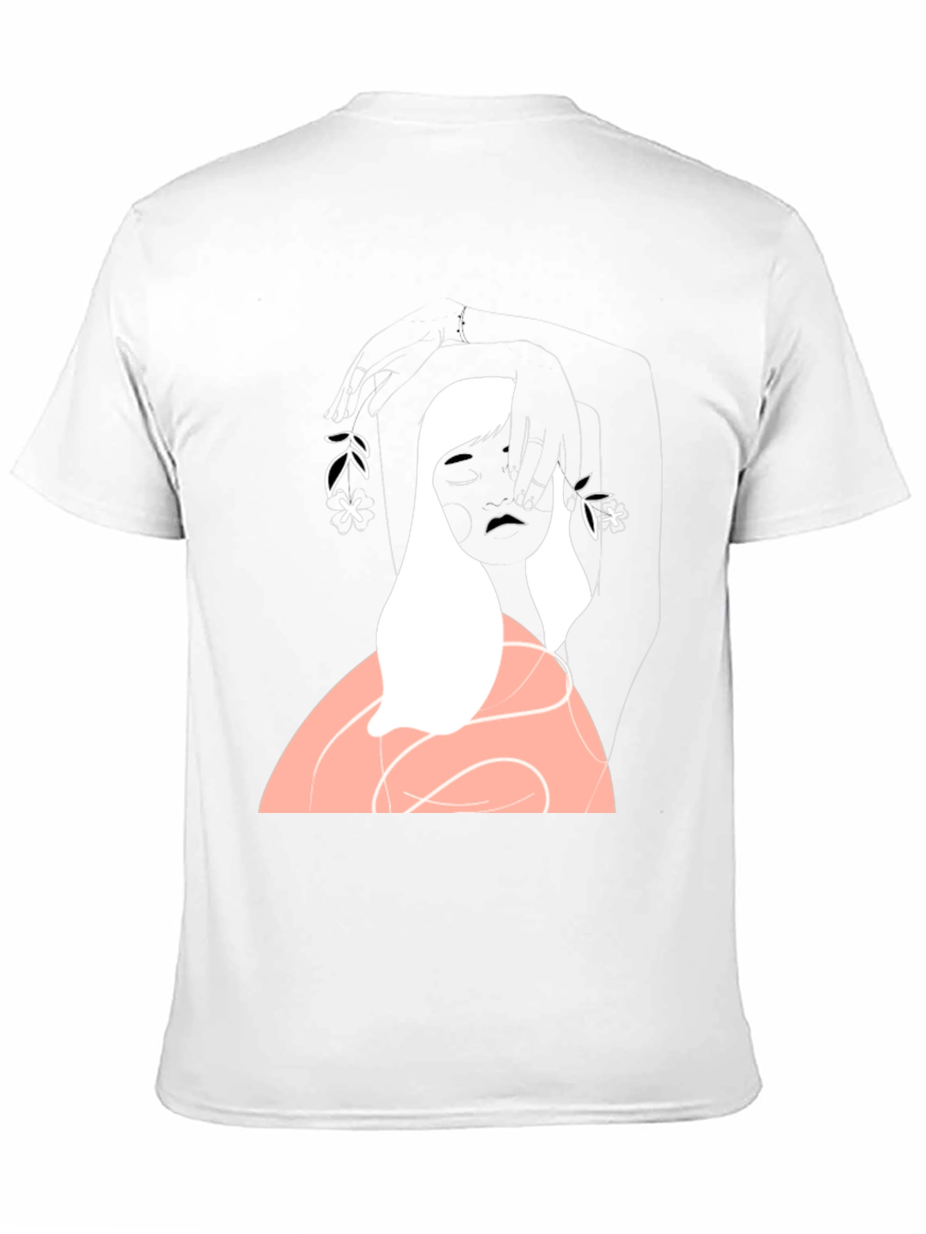 Artistic Graphic Print T-Shirt - Unique Design