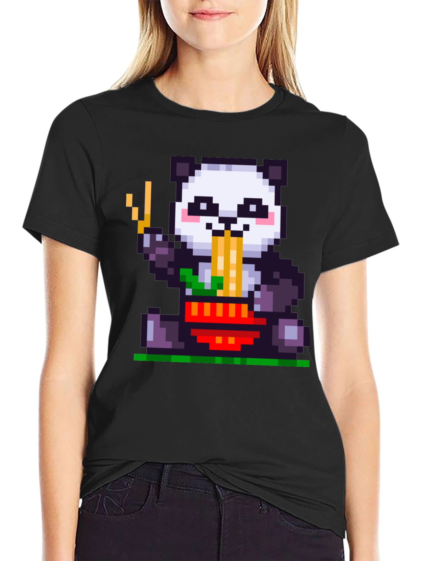 Pixel Panda Ramen T-Shirt