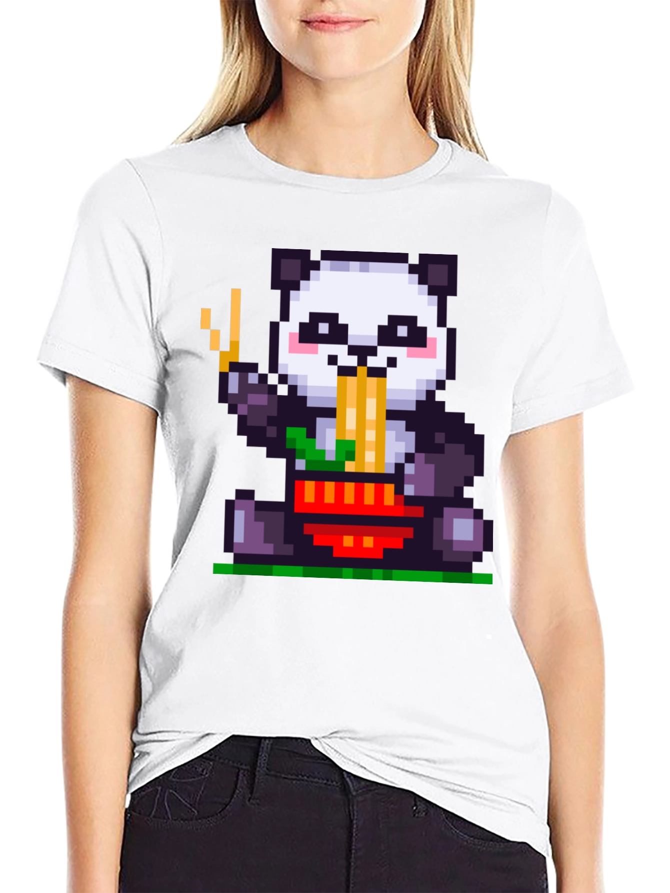 Pixel Panda Ramen T-Shirt