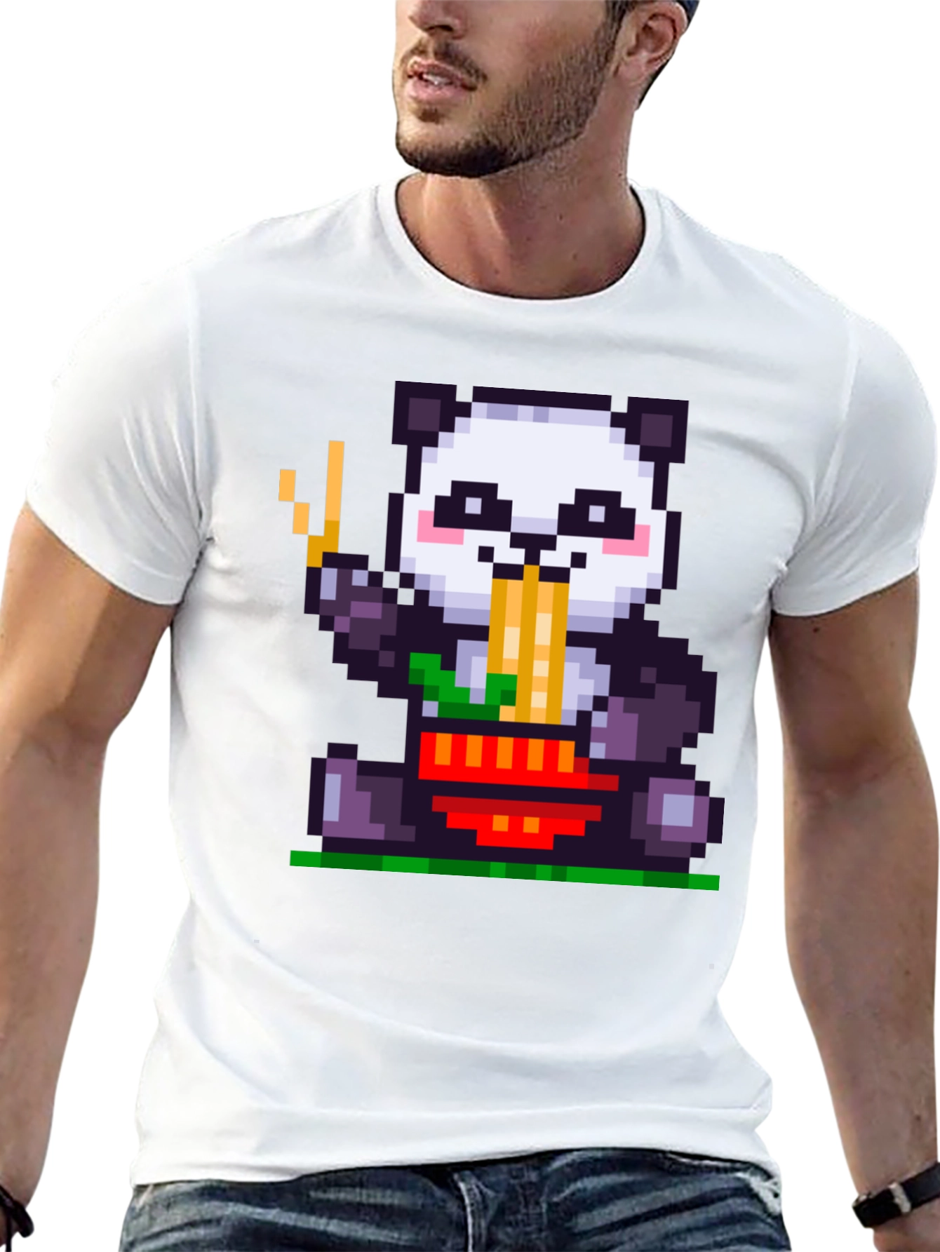 Pixel Panda Ramen T-Shirt