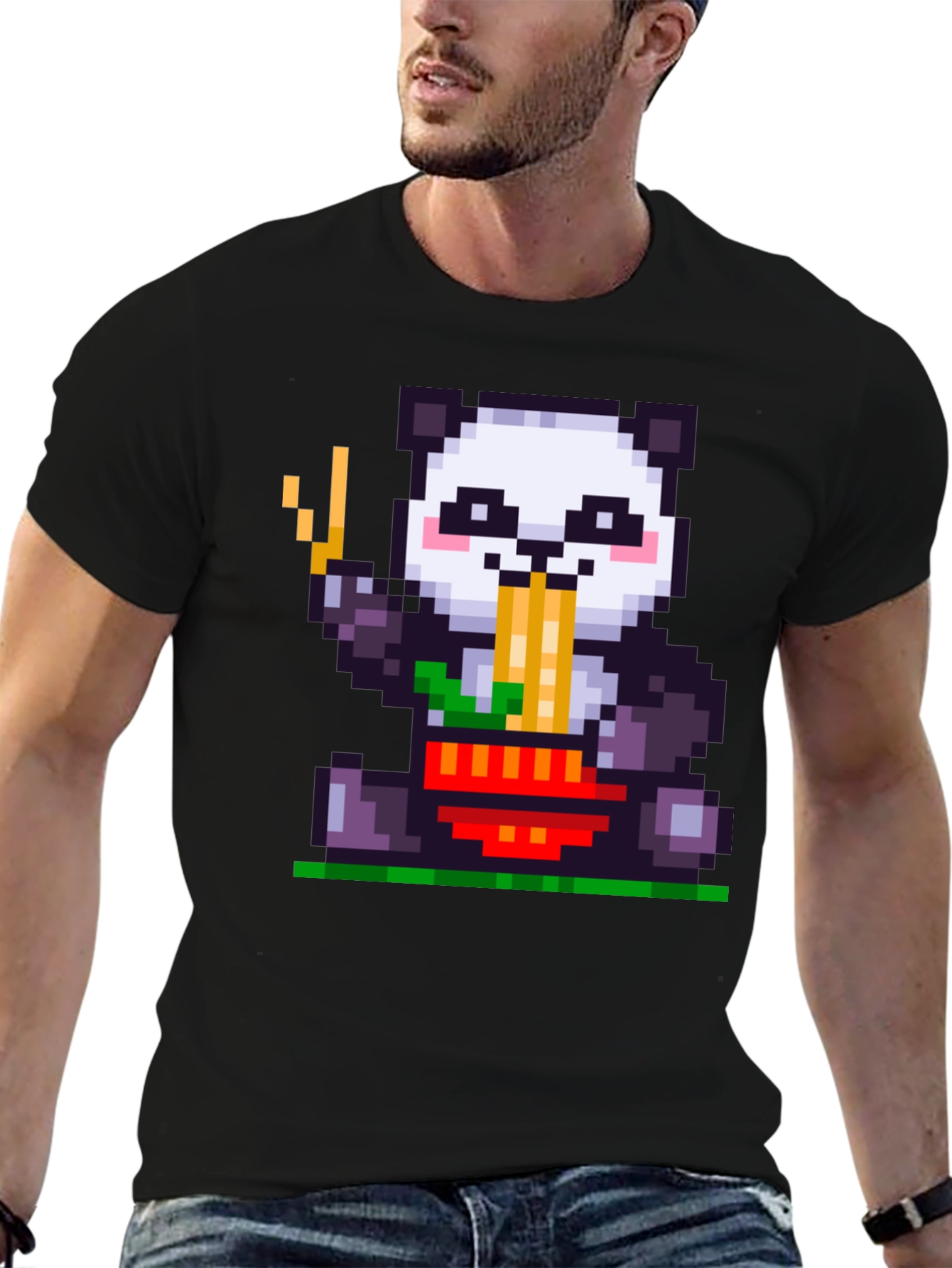 Pixel Panda Ramen T-Shirt