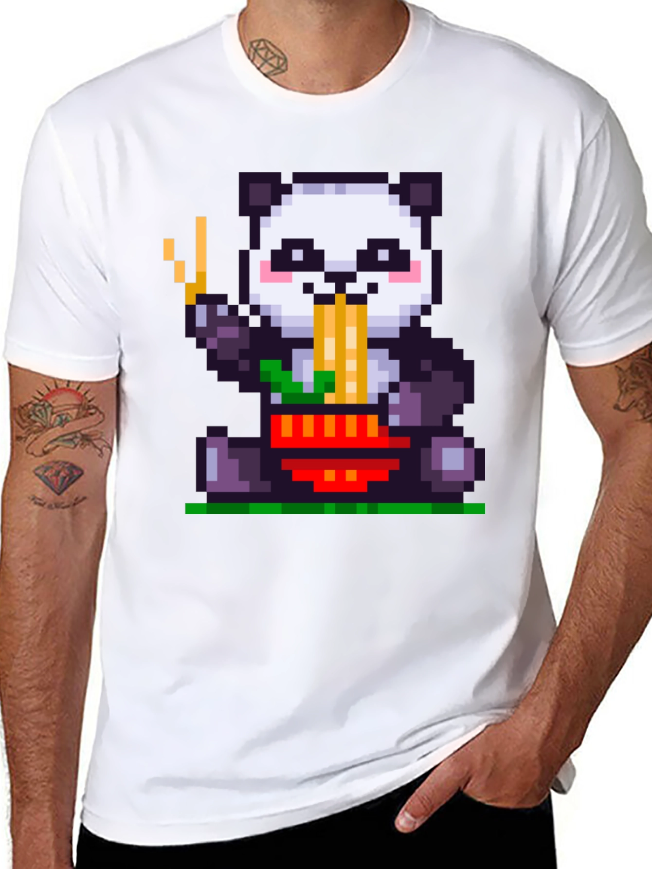 Pixel Panda Ramen T-Shirt