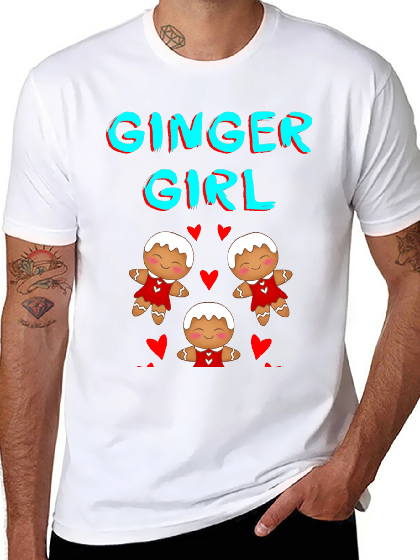 Ginger Girl Christmas T-Shirt