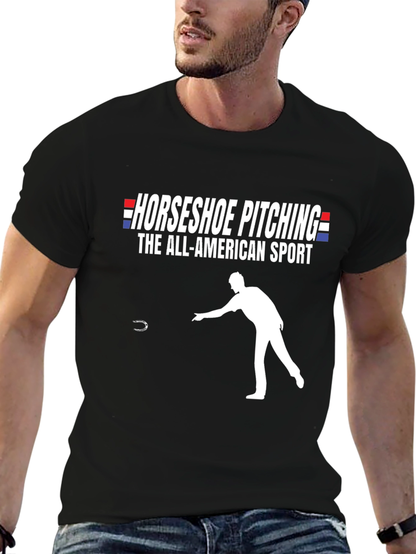 Horseshoe Pitching T-Shirt - All American Sport