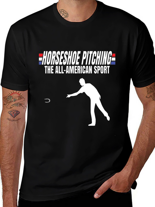 Horseshoe Pitching T-Shirt - All American Sport