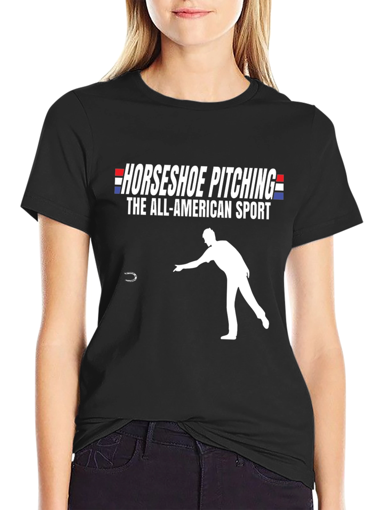 Horseshoe Pitching T-Shirt - All American Sport