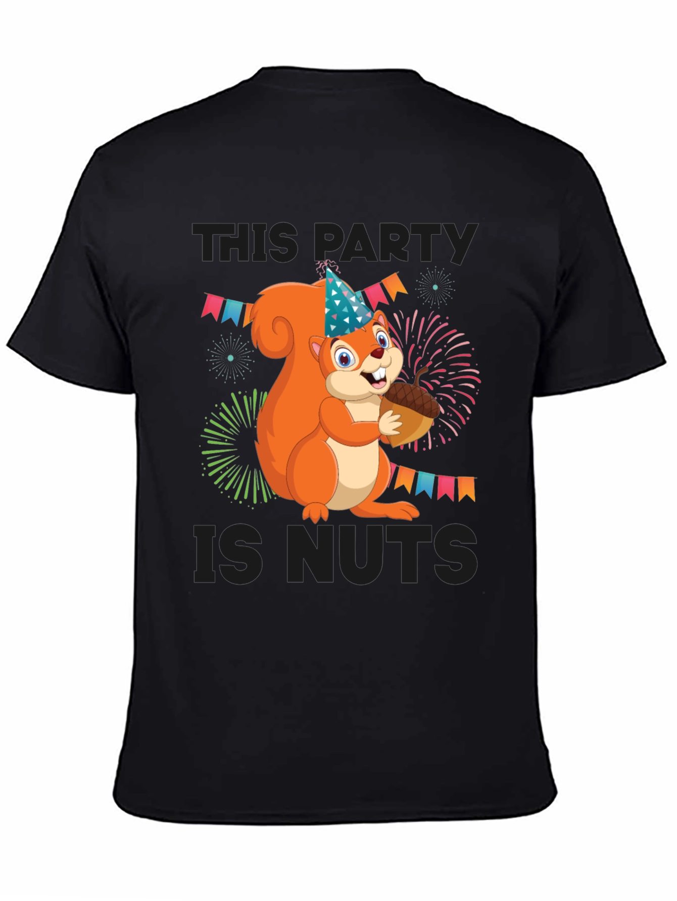 This Party is Nuts T-Shirt with Squirrel