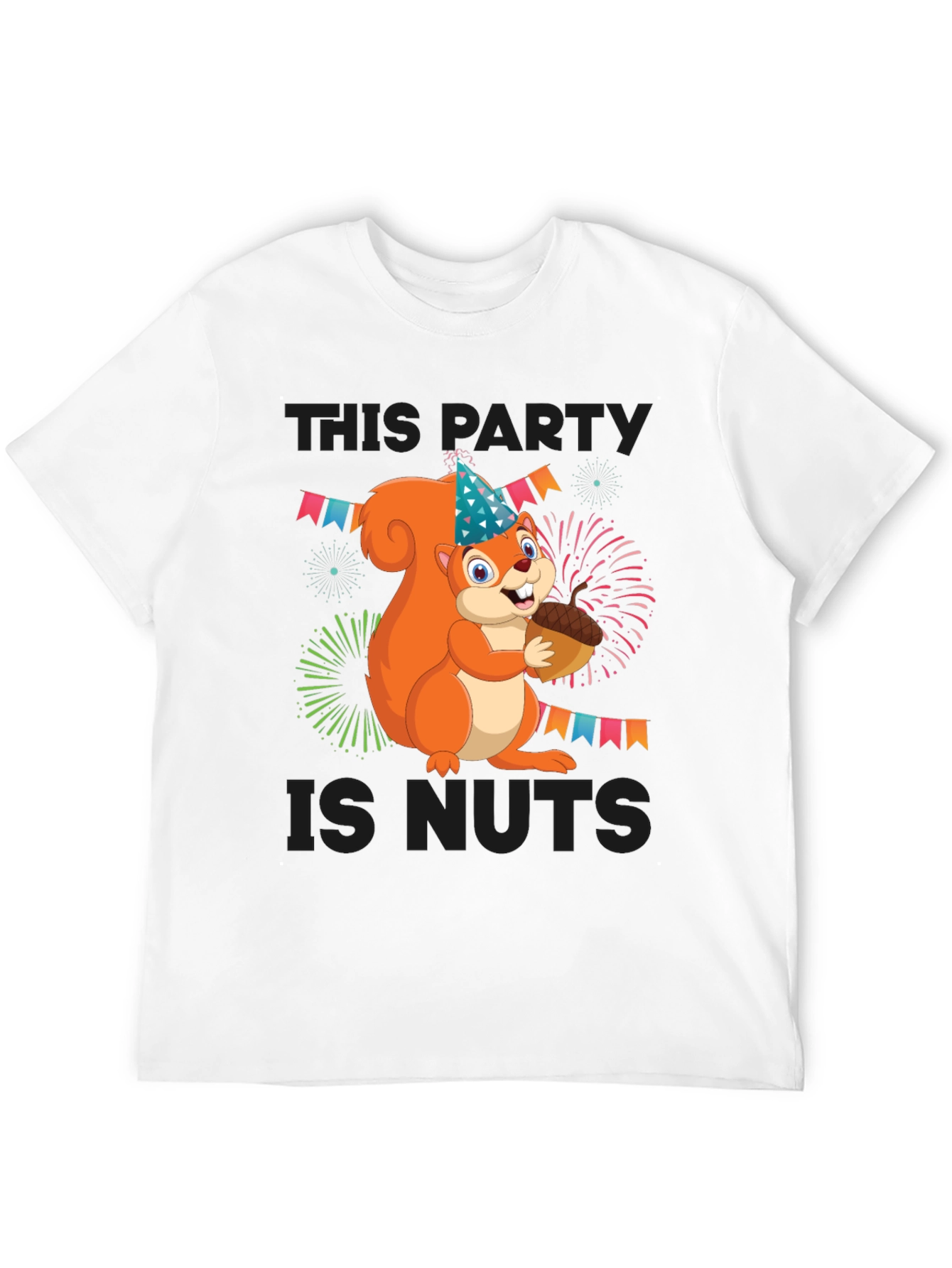 This Party is Nuts T-Shirt with Squirrel