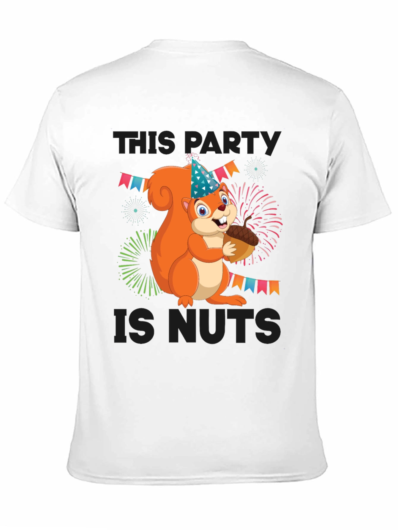 This Party is Nuts T-Shirt with Squirrel