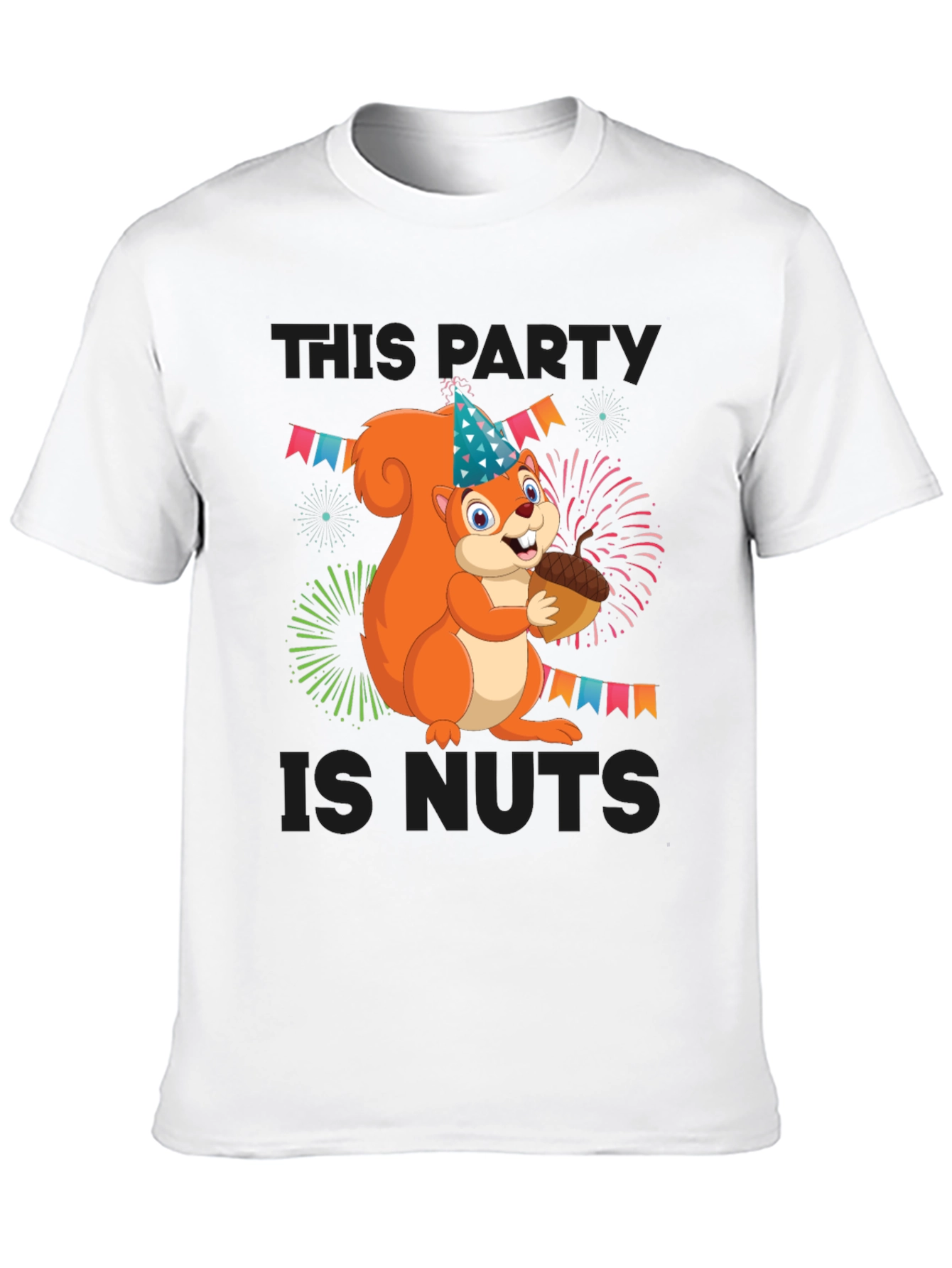This Party is Nuts T-Shirt with Squirrel