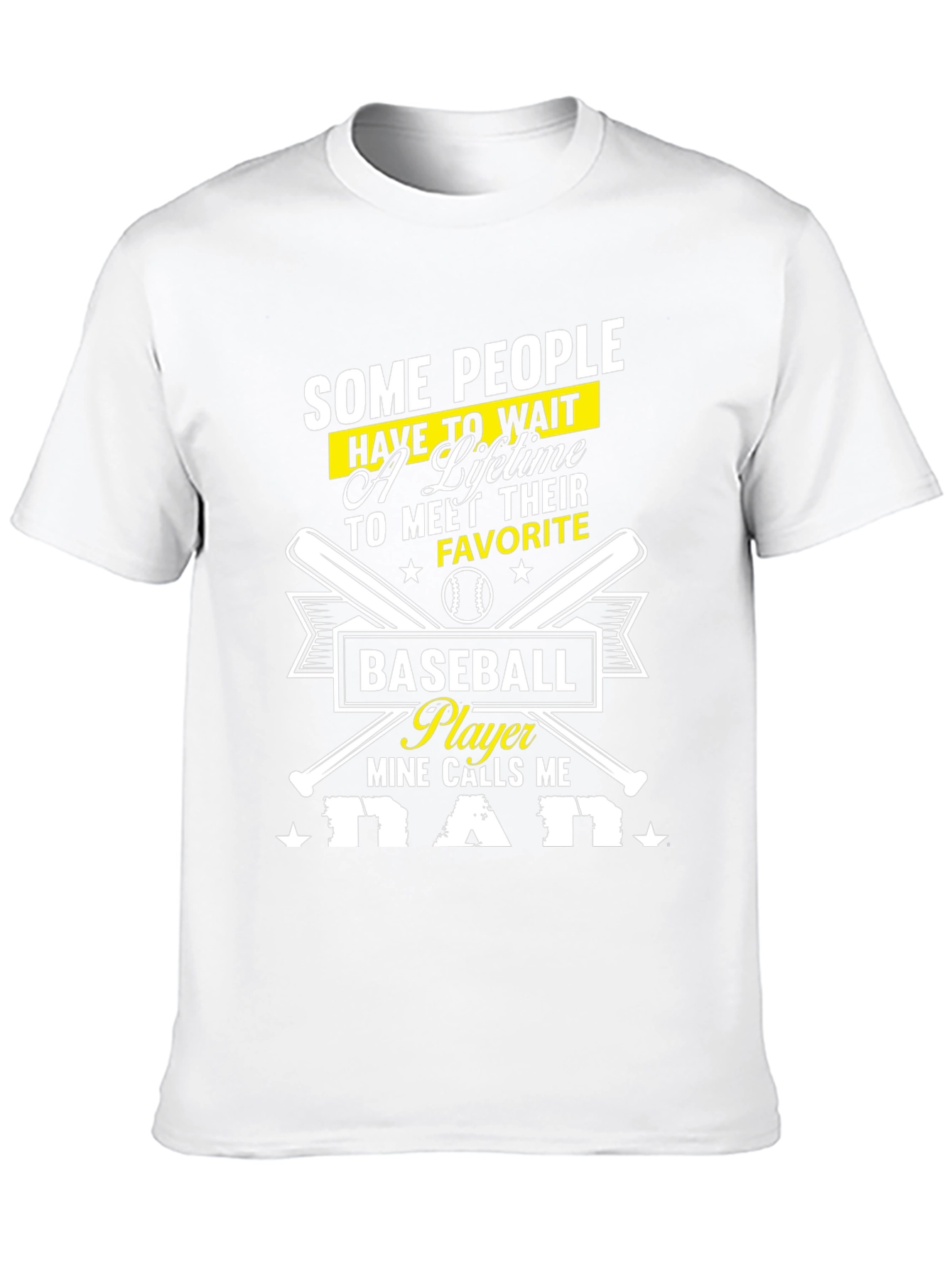 Baseball Dad T-Shirt - Mine Calls Me Dad