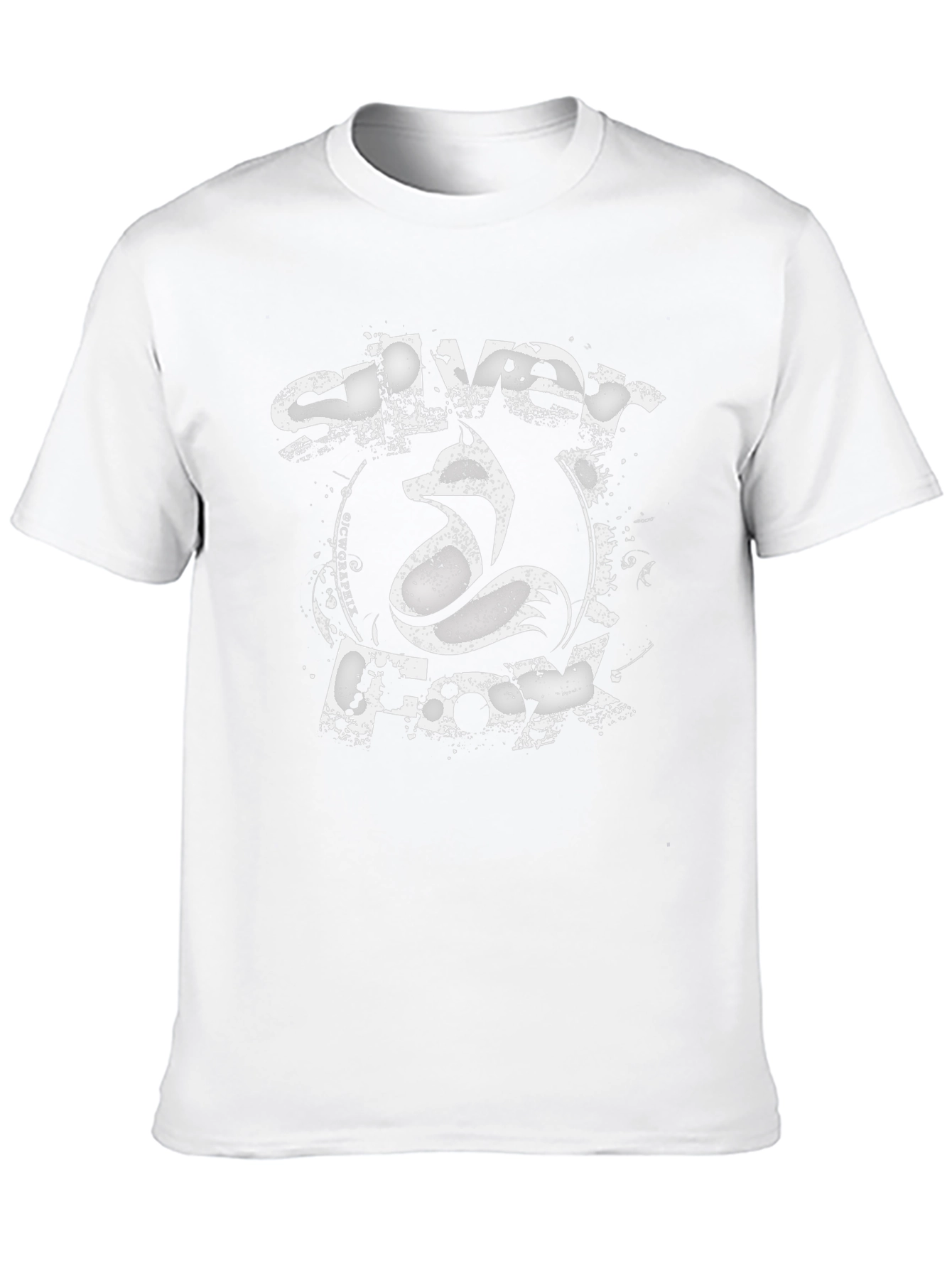 Silver Fox Graphic Tee - Mens Black T-Shirt