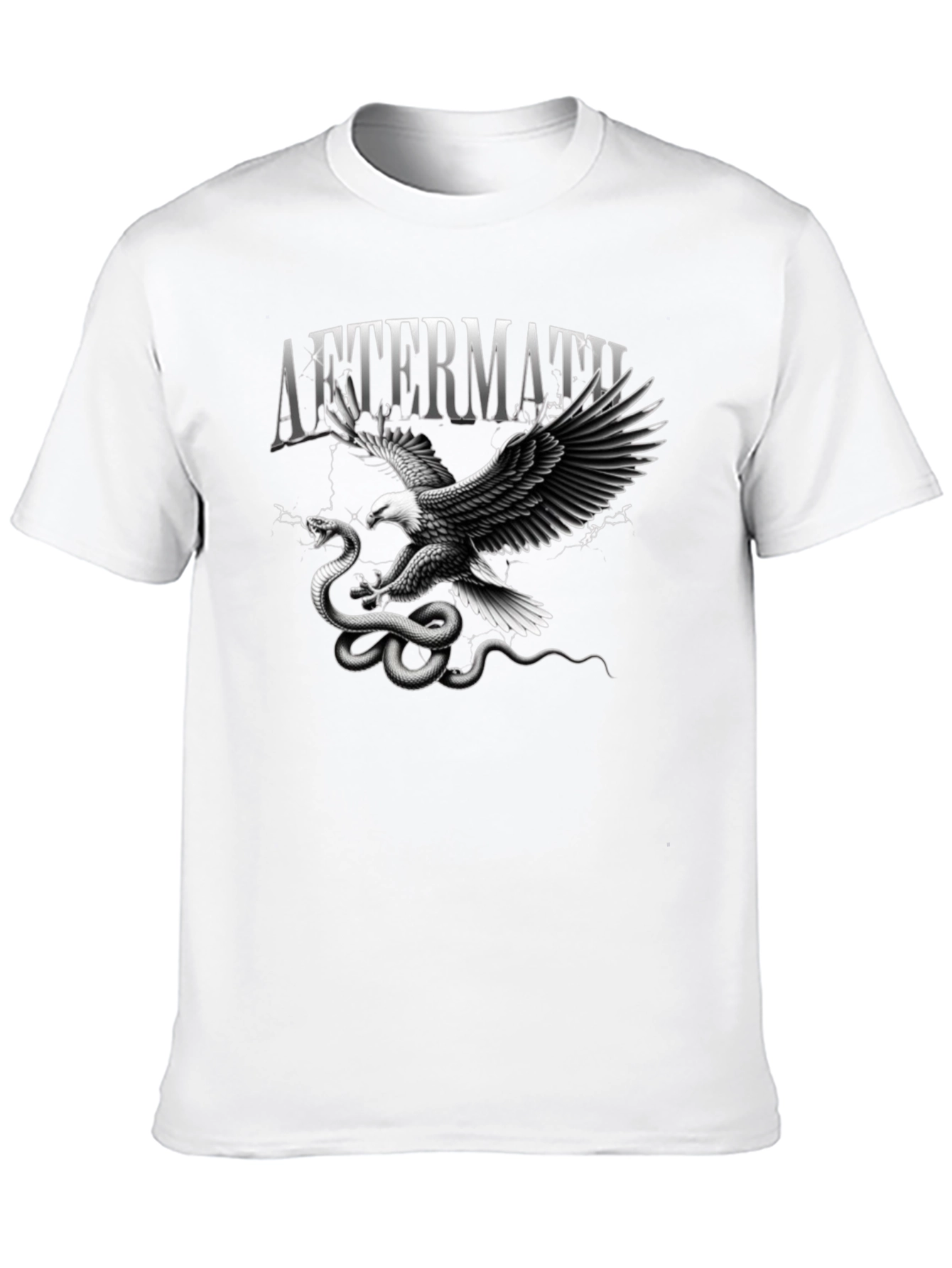 Aftermath Eagle vs Snake Black T-Shirt