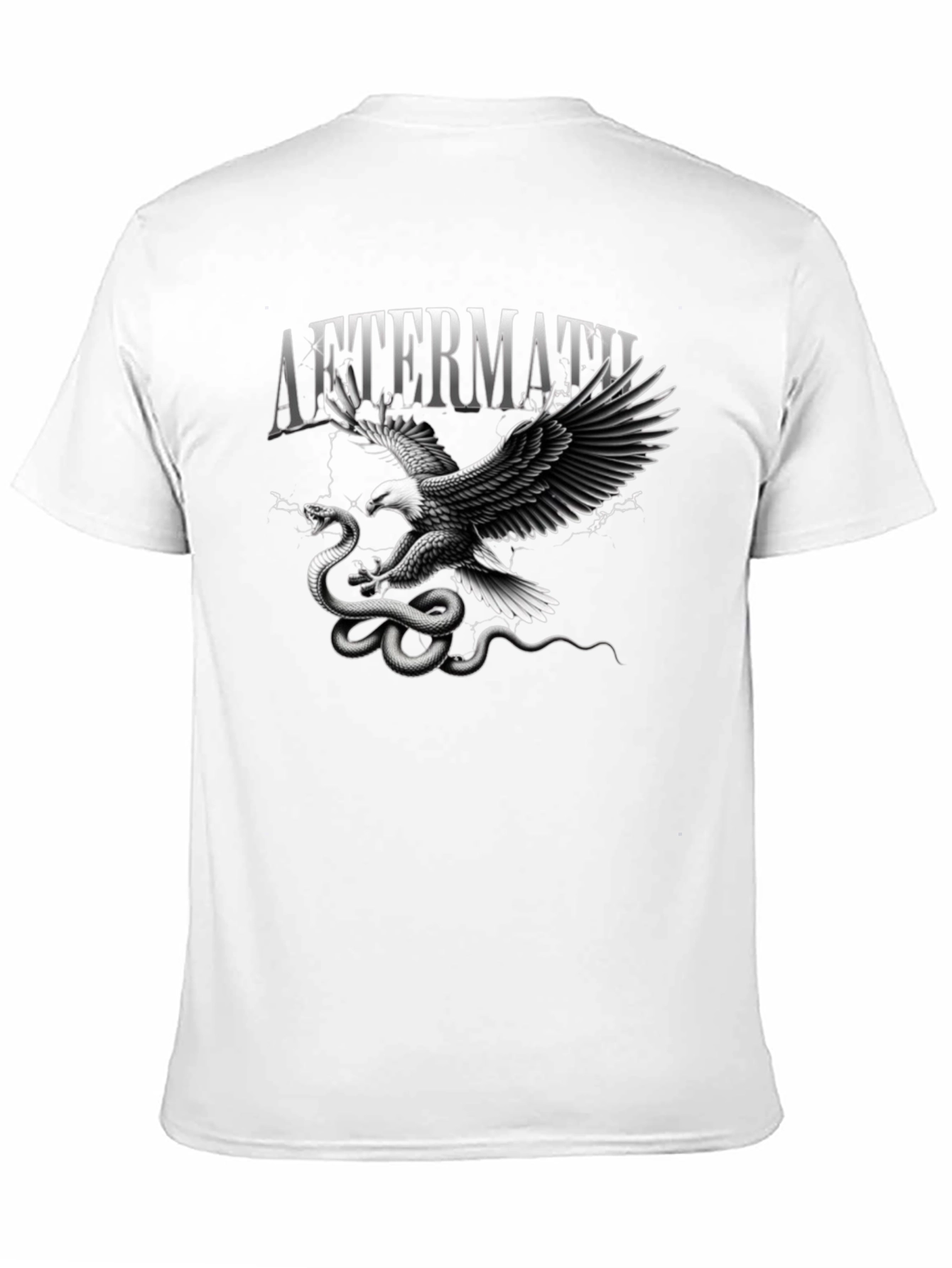 Aftermath Eagle vs Snake Black T-Shirt