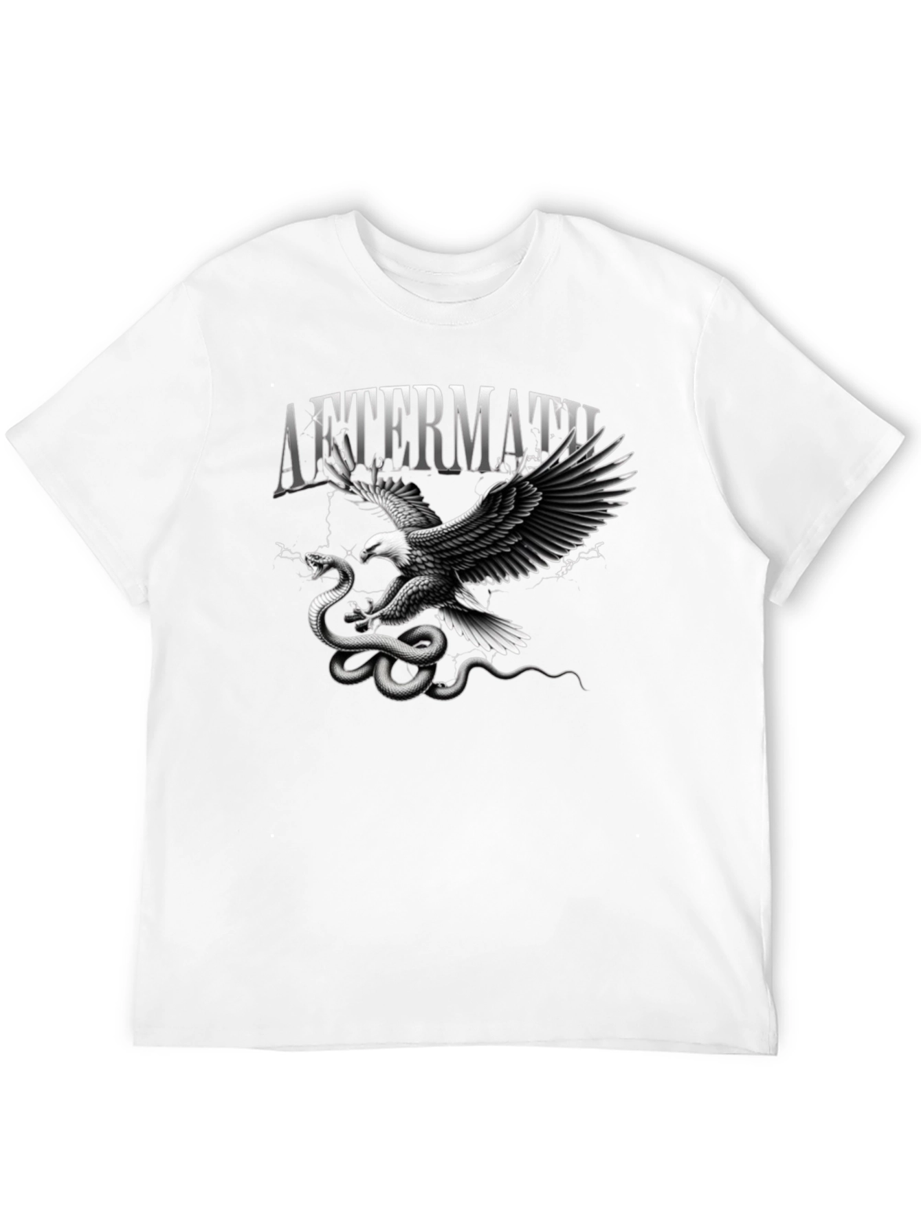 Aftermath Eagle vs Snake Black T-Shirt