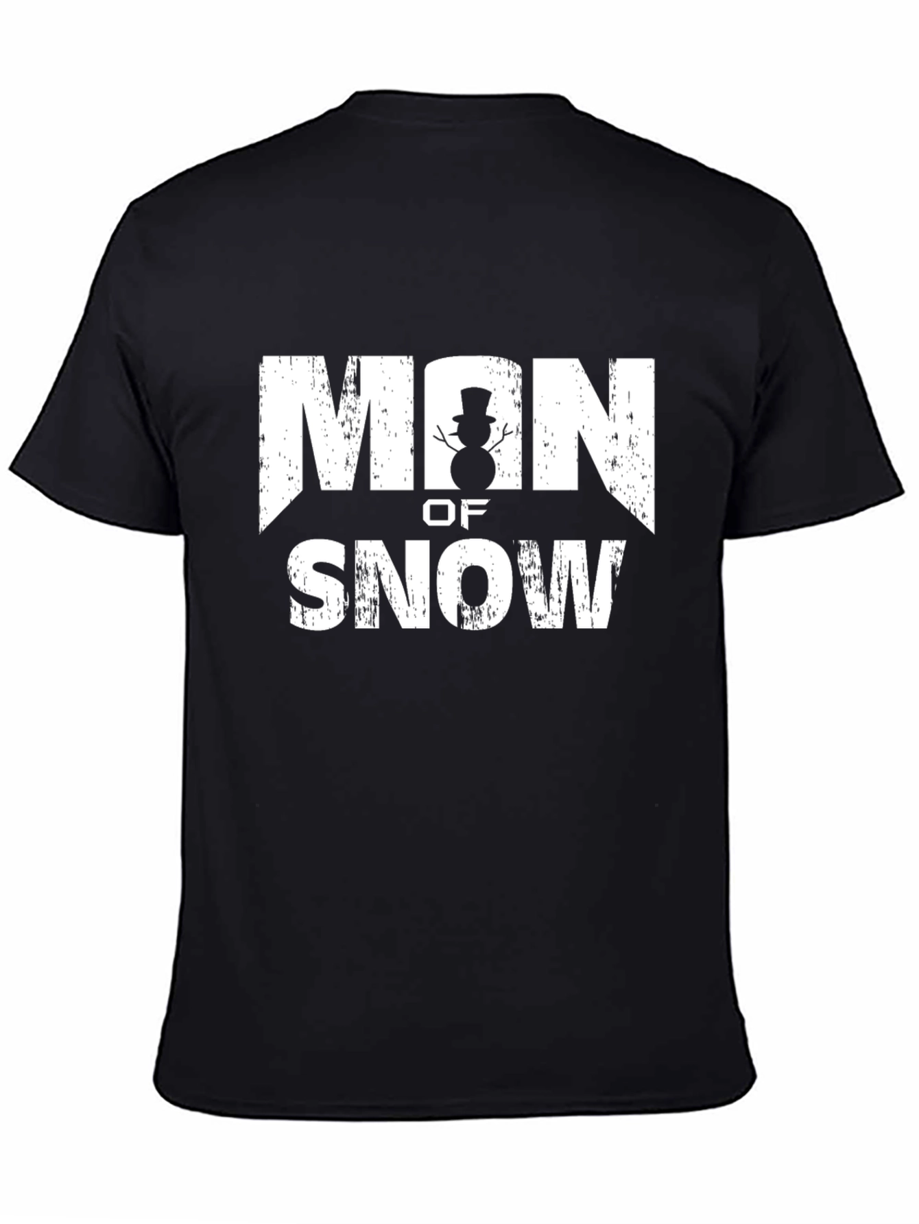 Man of Snow T-Shirt - Winter Fun!