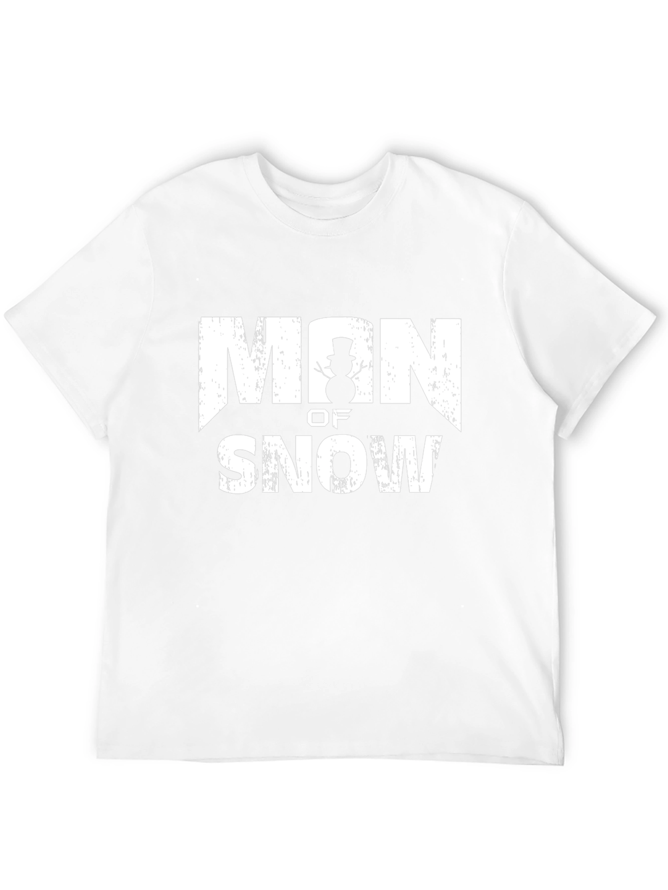 Man of Snow T-Shirt - Winter Fun!