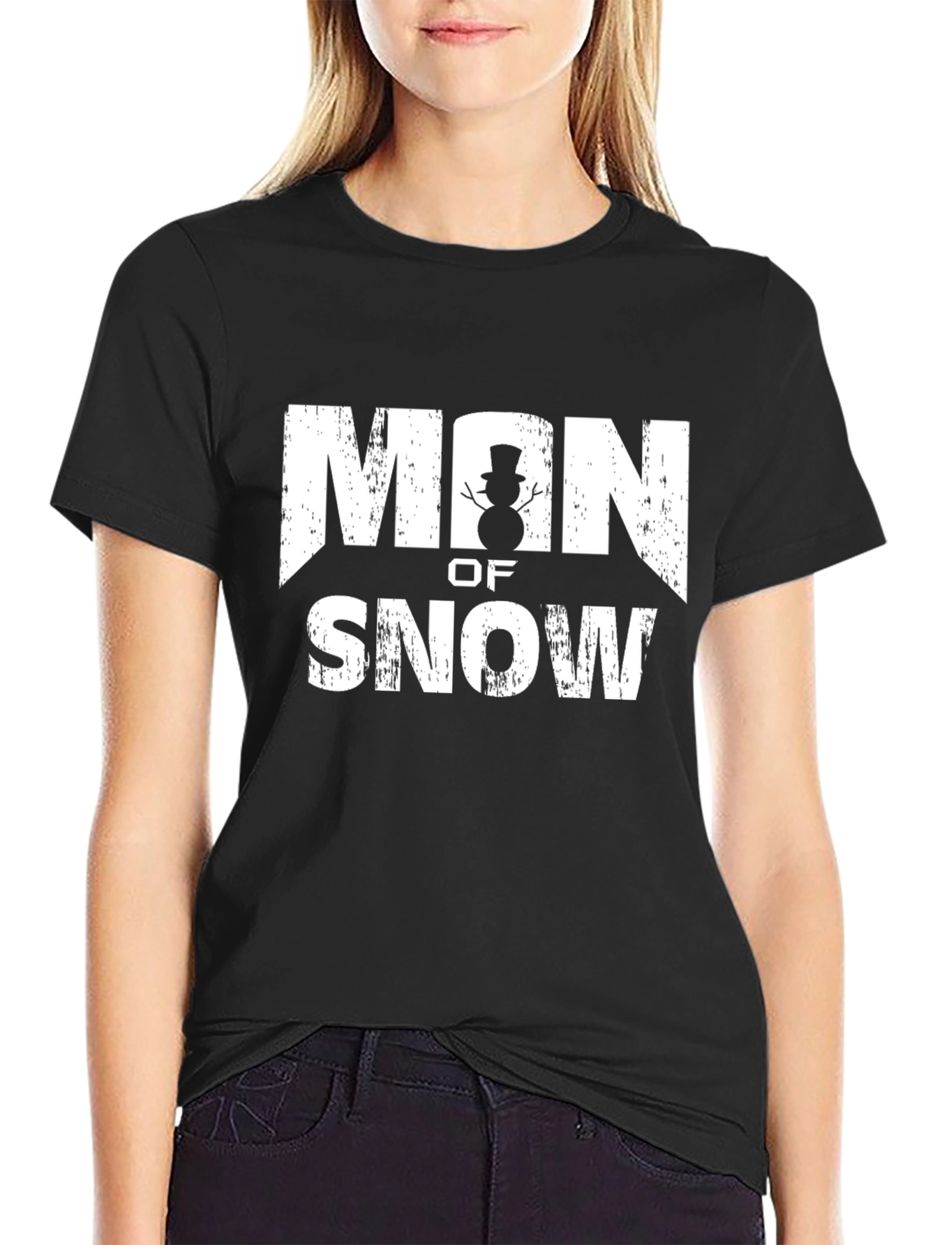 Man of Snow T-Shirt - Winter Fun!