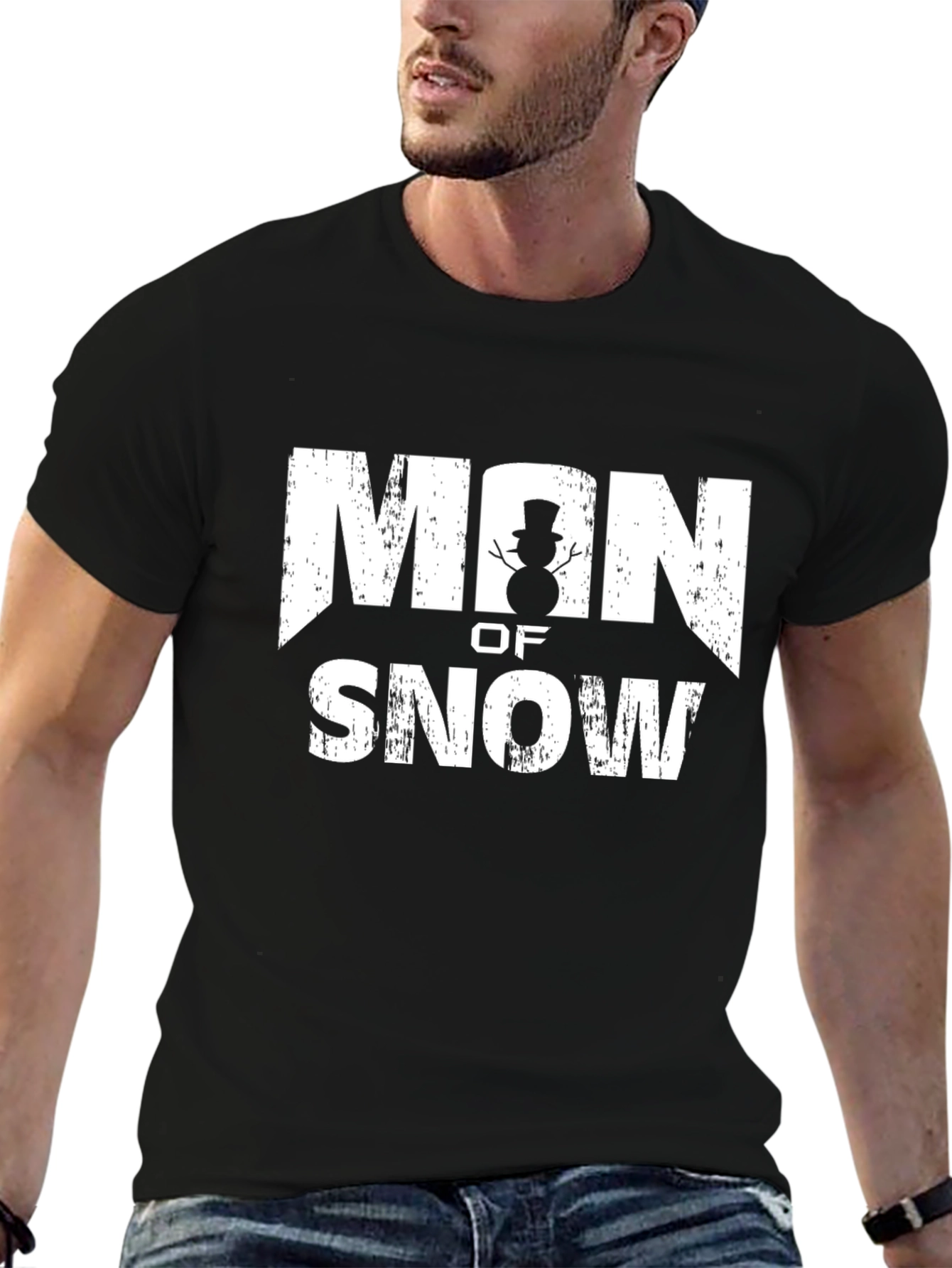Man of Snow T-Shirt - Winter Fun!