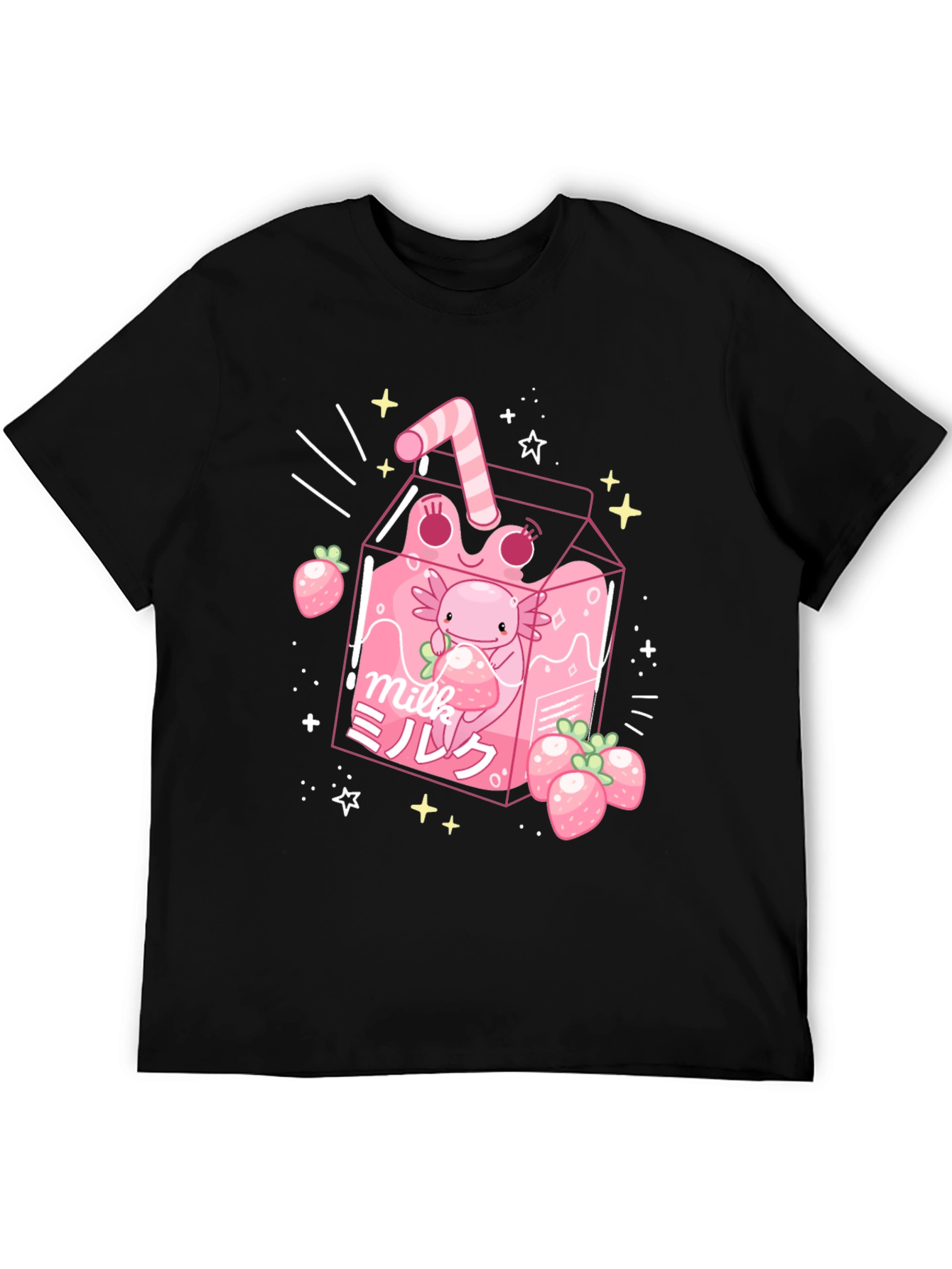 Strawberry Milk Axolotl T-Shirt