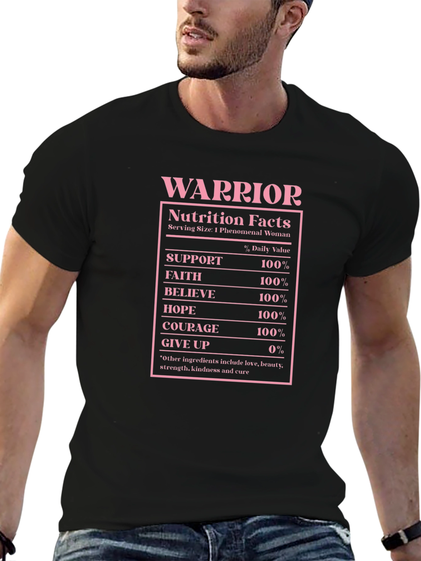 Warrior Nutrition Facts Graphic Tee