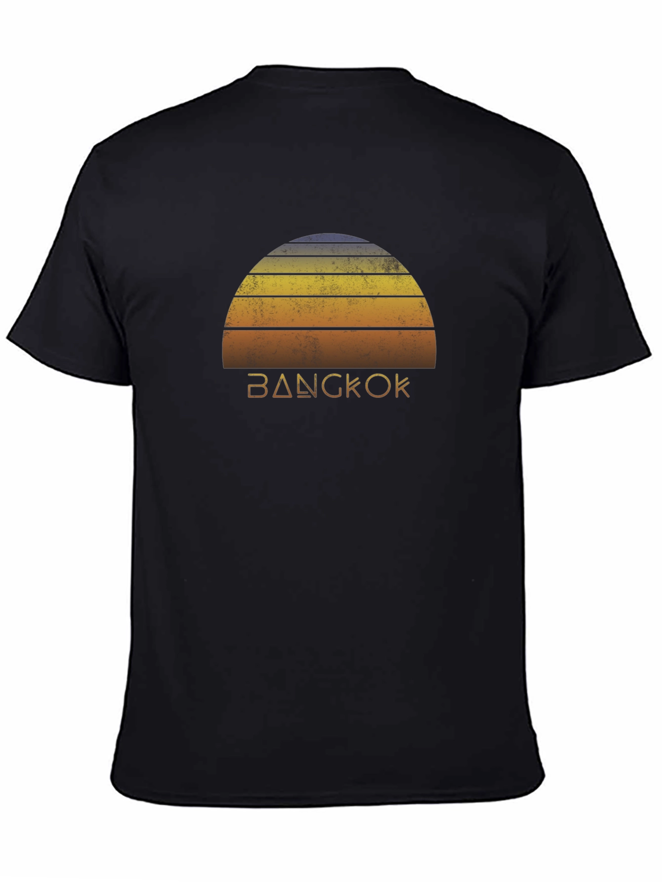 Bangkok Retro Sunset Graphic T-Shirt