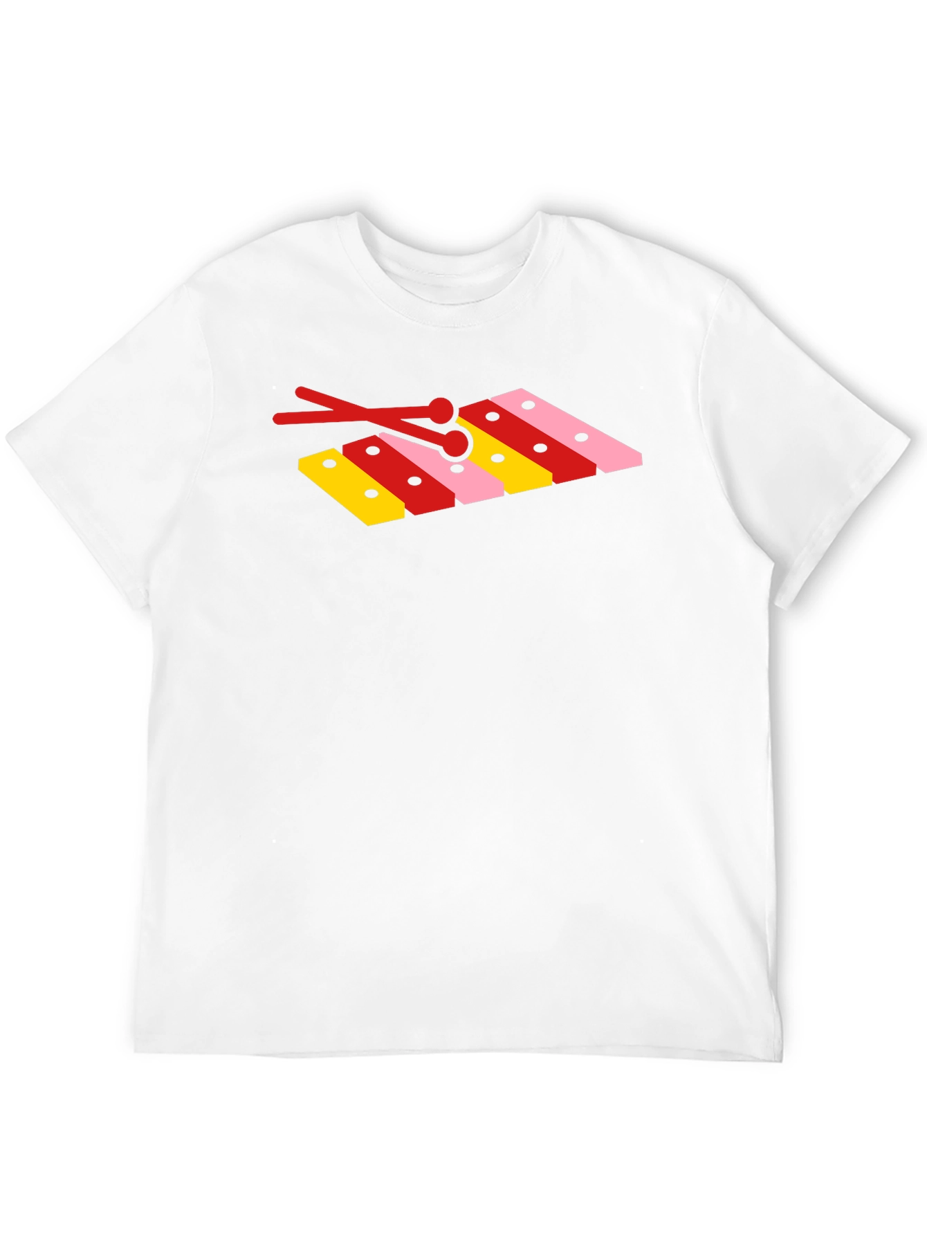 Musical Xylophone Graphic Tee - Black