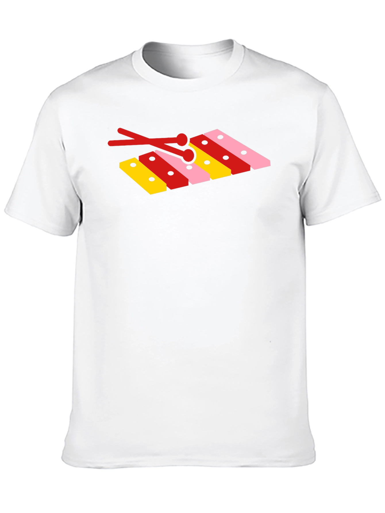 Musical Xylophone Graphic Tee - Black