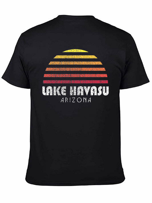 Lake Havasu Arizona T-Shirt - Retro Sunset Design