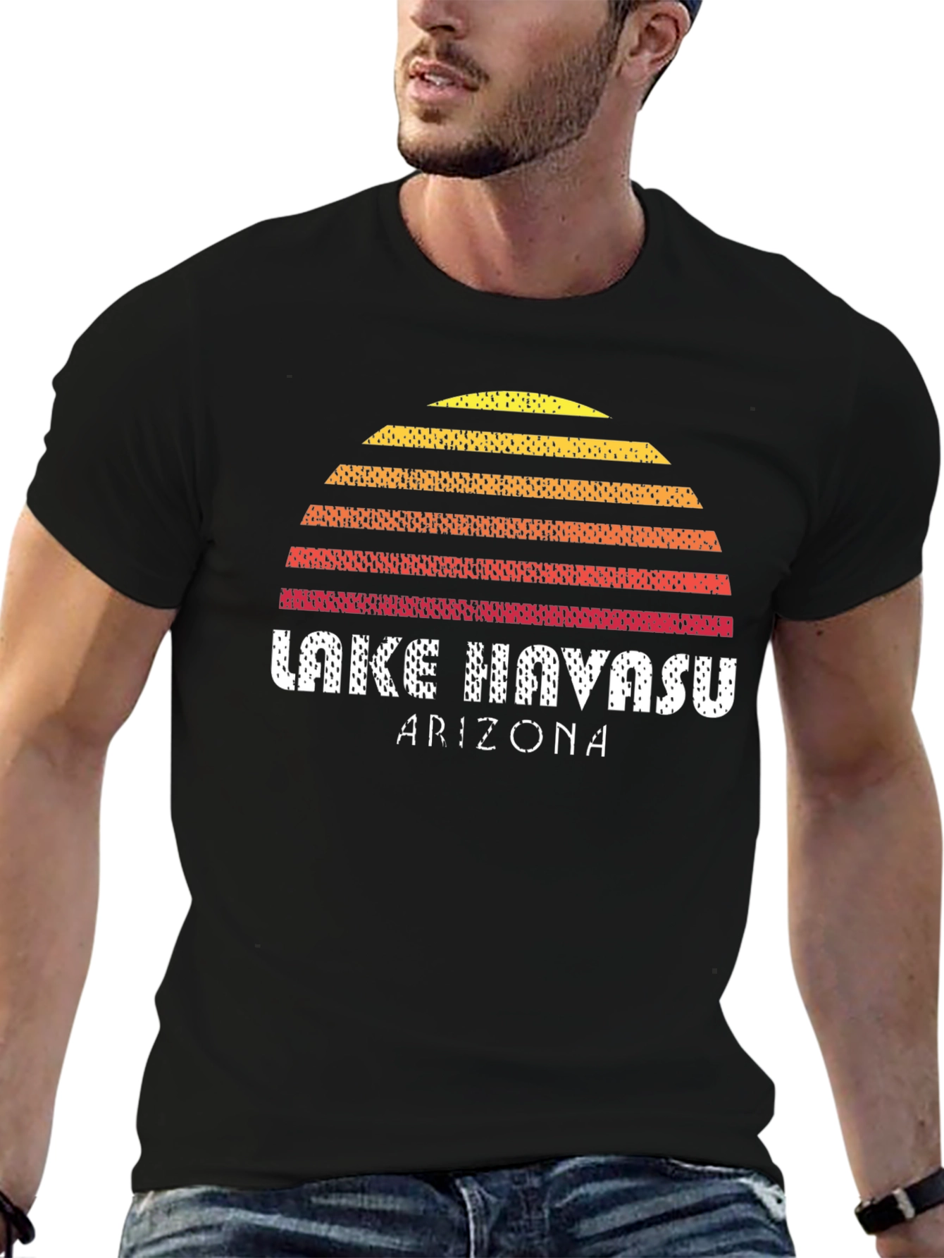 Lake Havasu Arizona T-Shirt - Retro Sunset Design