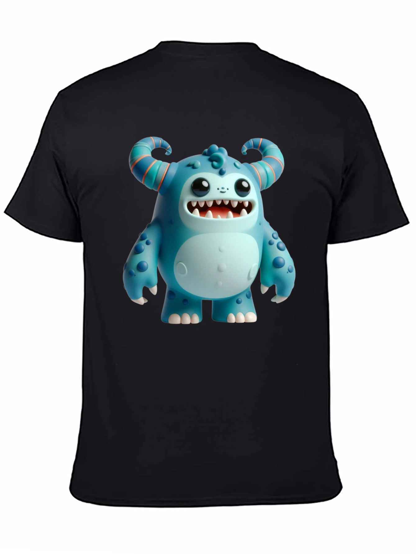 Monster Graphic Black T-Shirt