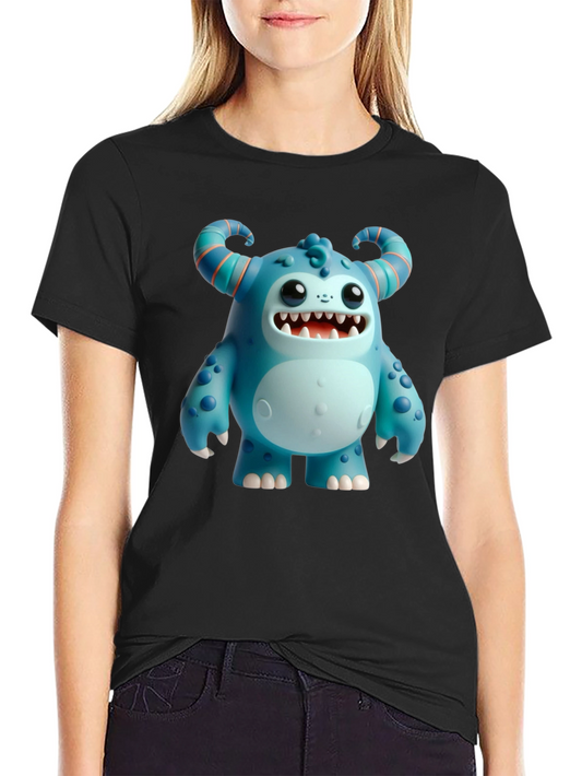 Monster Graphic Black T-Shirt