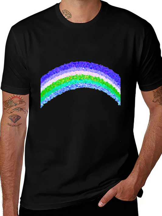 Prismatic Rainbow Graphic Tee - Cool & Trendy