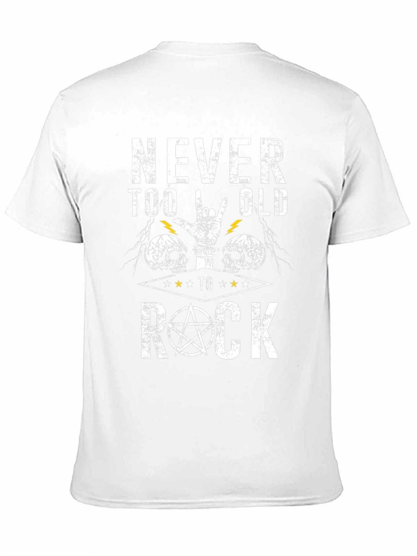 Never Too Old To Rock Graphic Tee