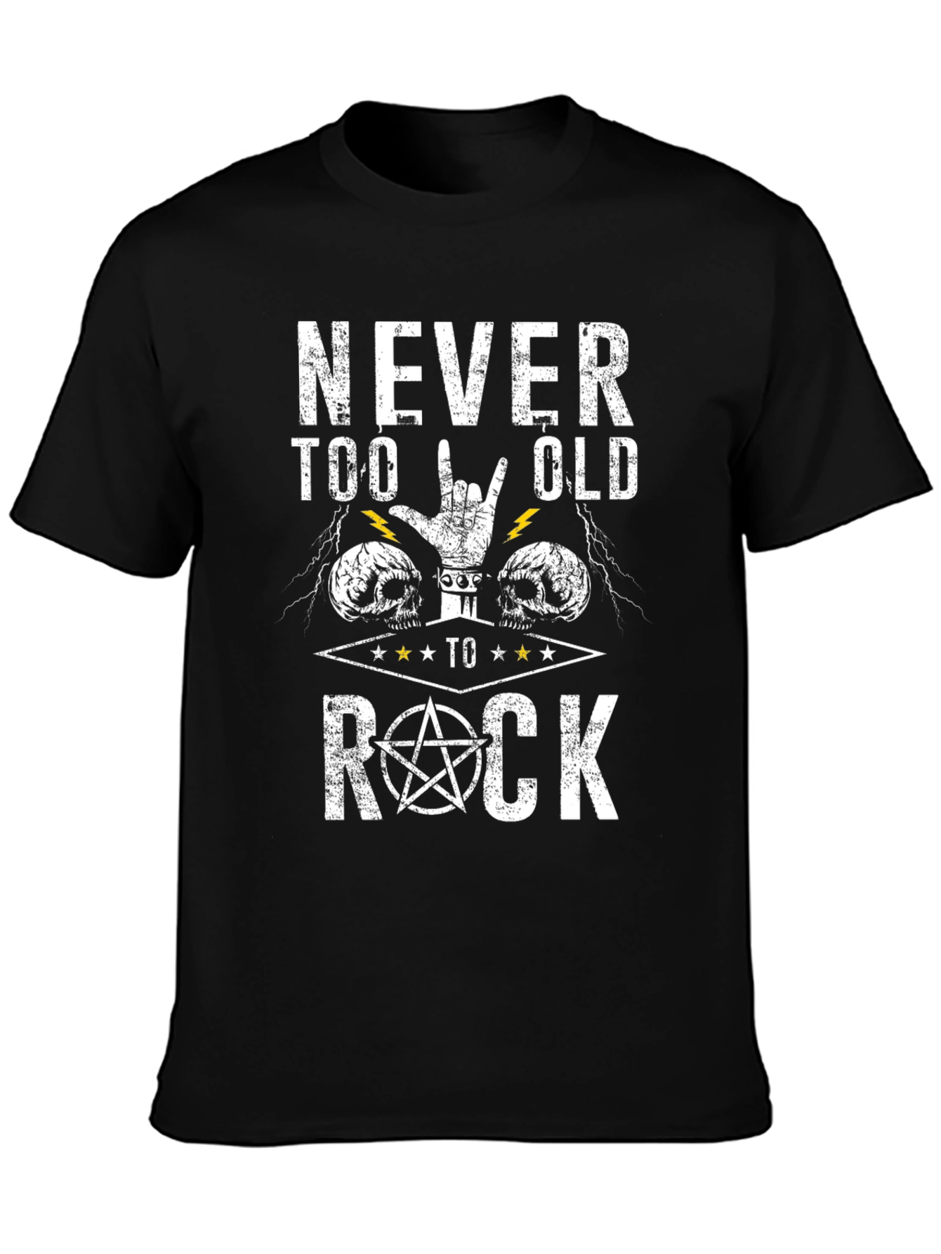 Never Too Old To Rock Graphic Tee
