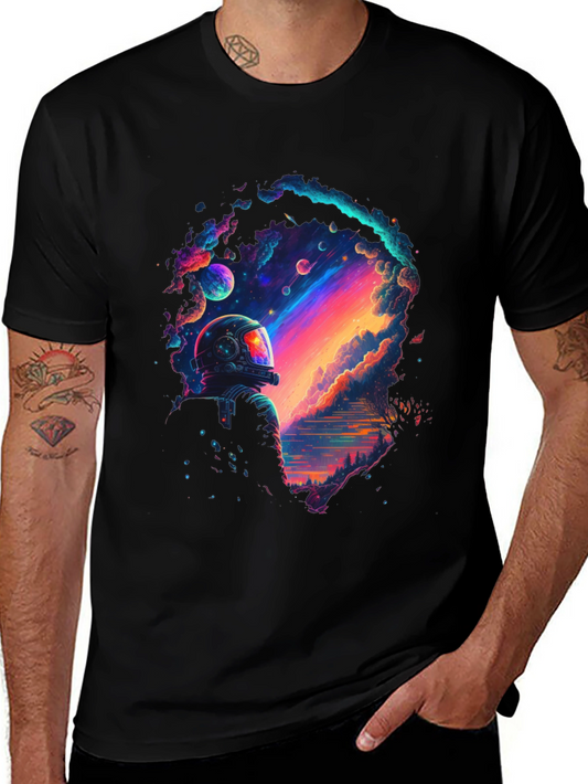 Cosmic Astronaut T-Shirt - Explore the Universe in Style