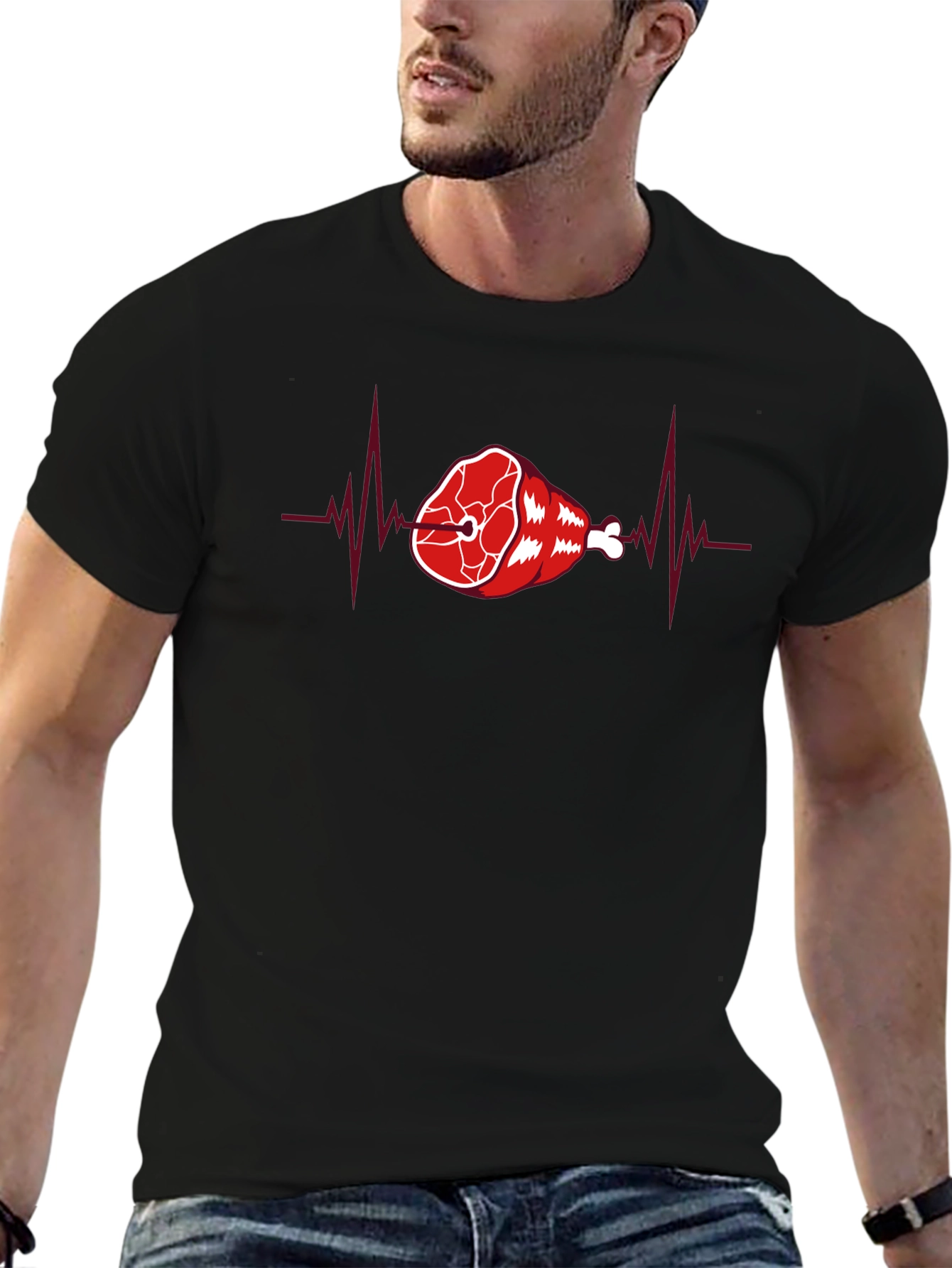 Meat ECG T-Shirt - Heartbeat