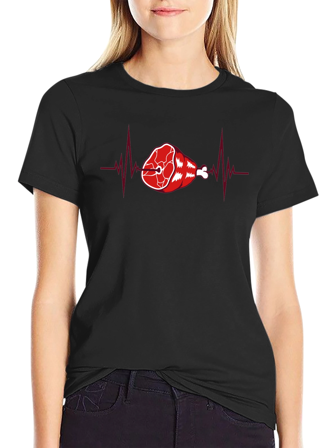 Meat ECG T-Shirt - Heartbeat