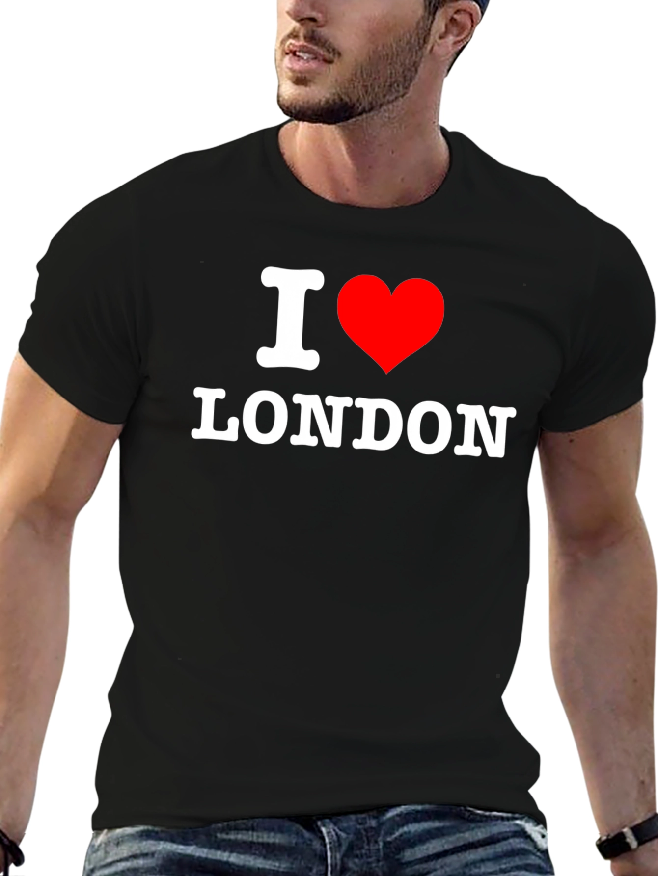 I Love London Black T-Shirt - Classic Souvenir Tee