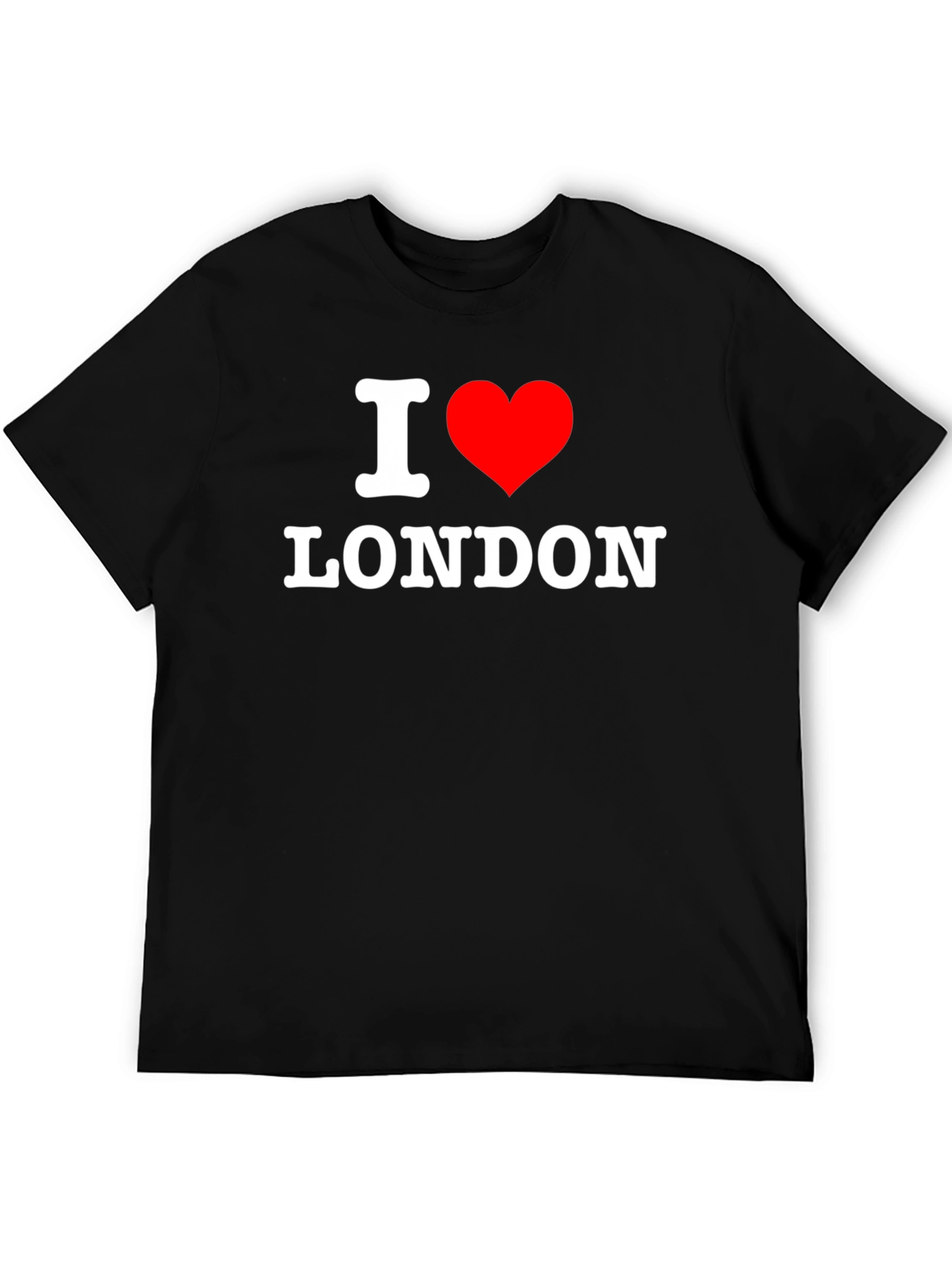 I Love London Black T-Shirt - Classic Souvenir Tee