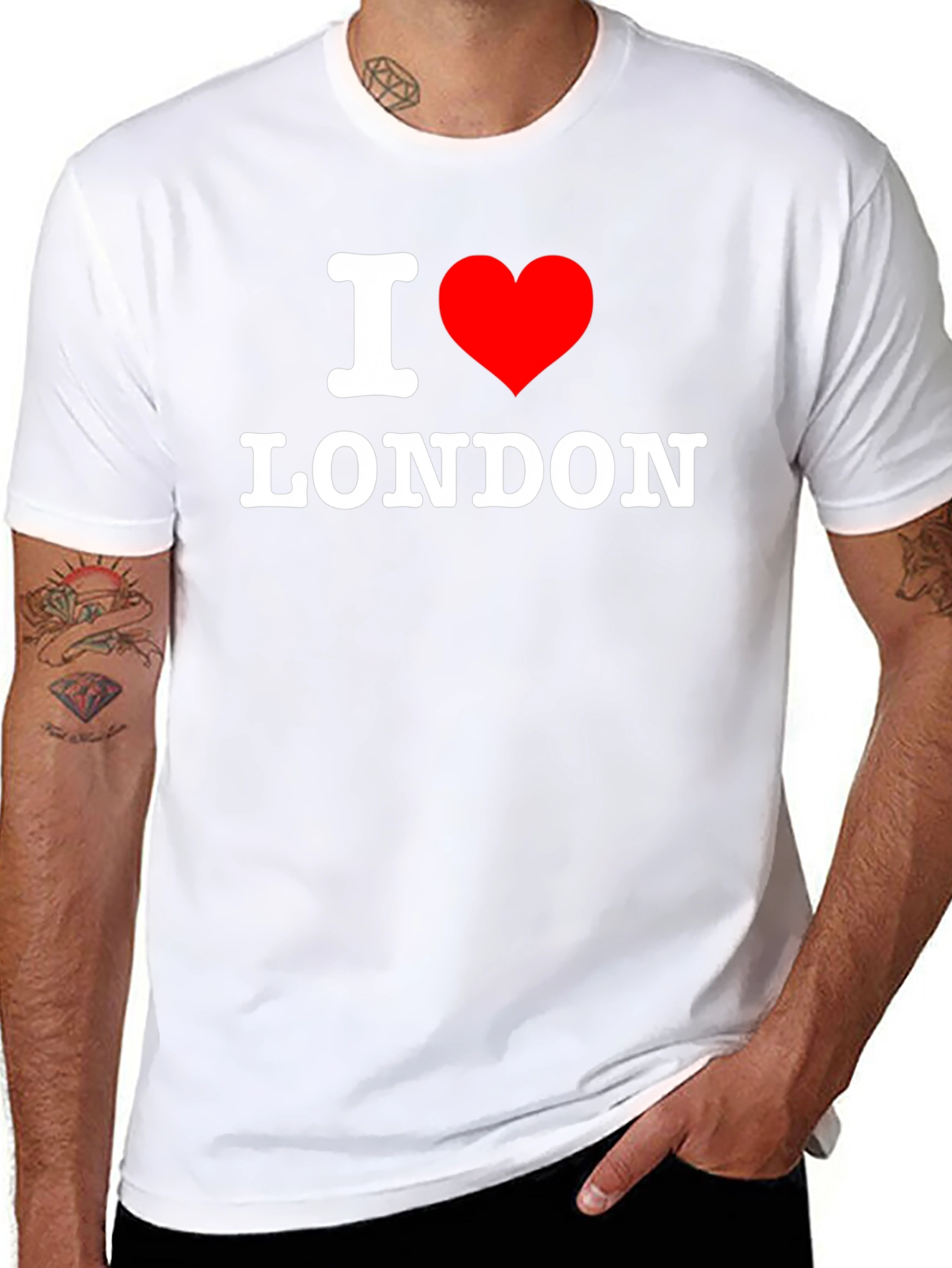 I Love London Black T-Shirt - Classic Souvenir Tee