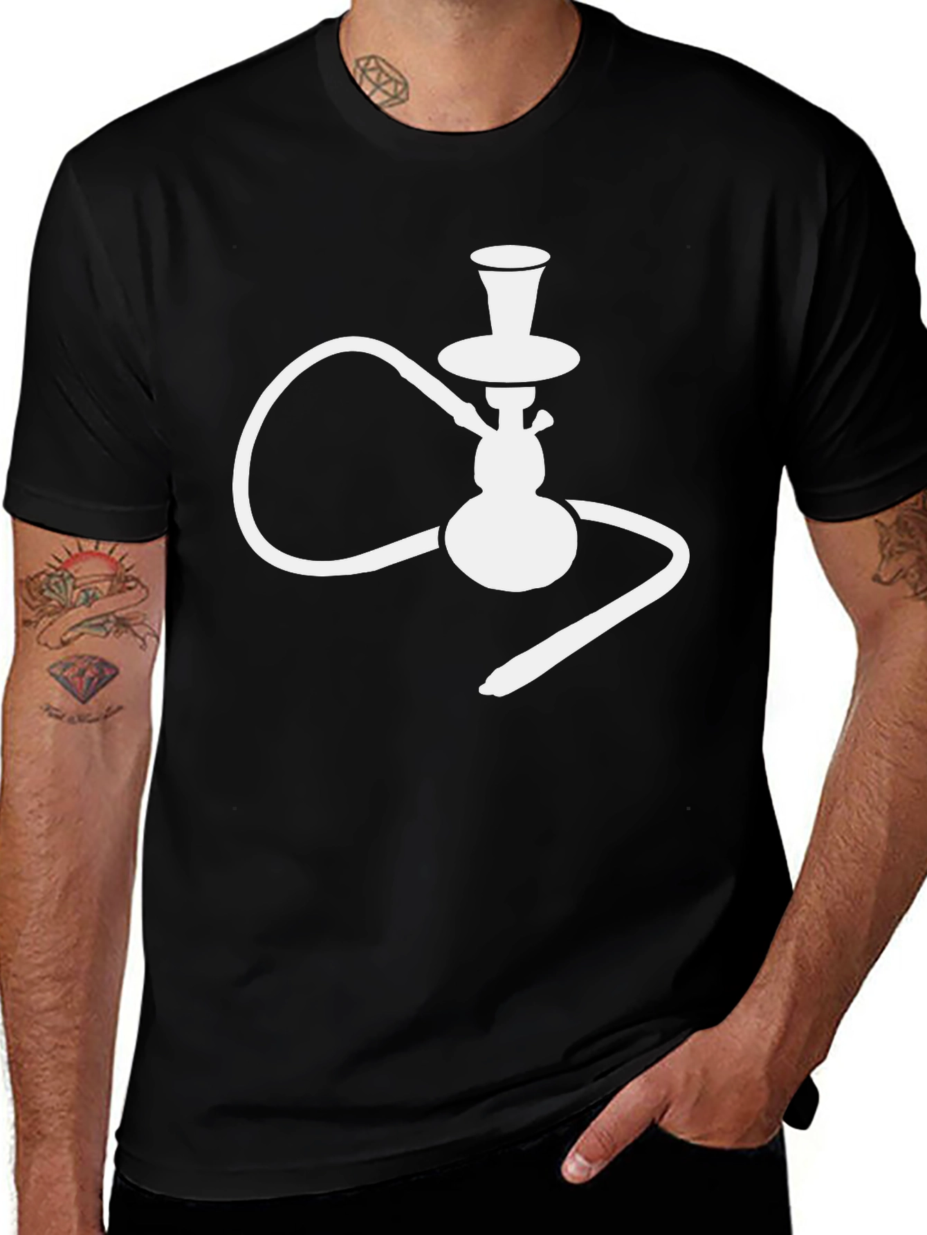 Hookah Graphic Tee - Casual Comfort