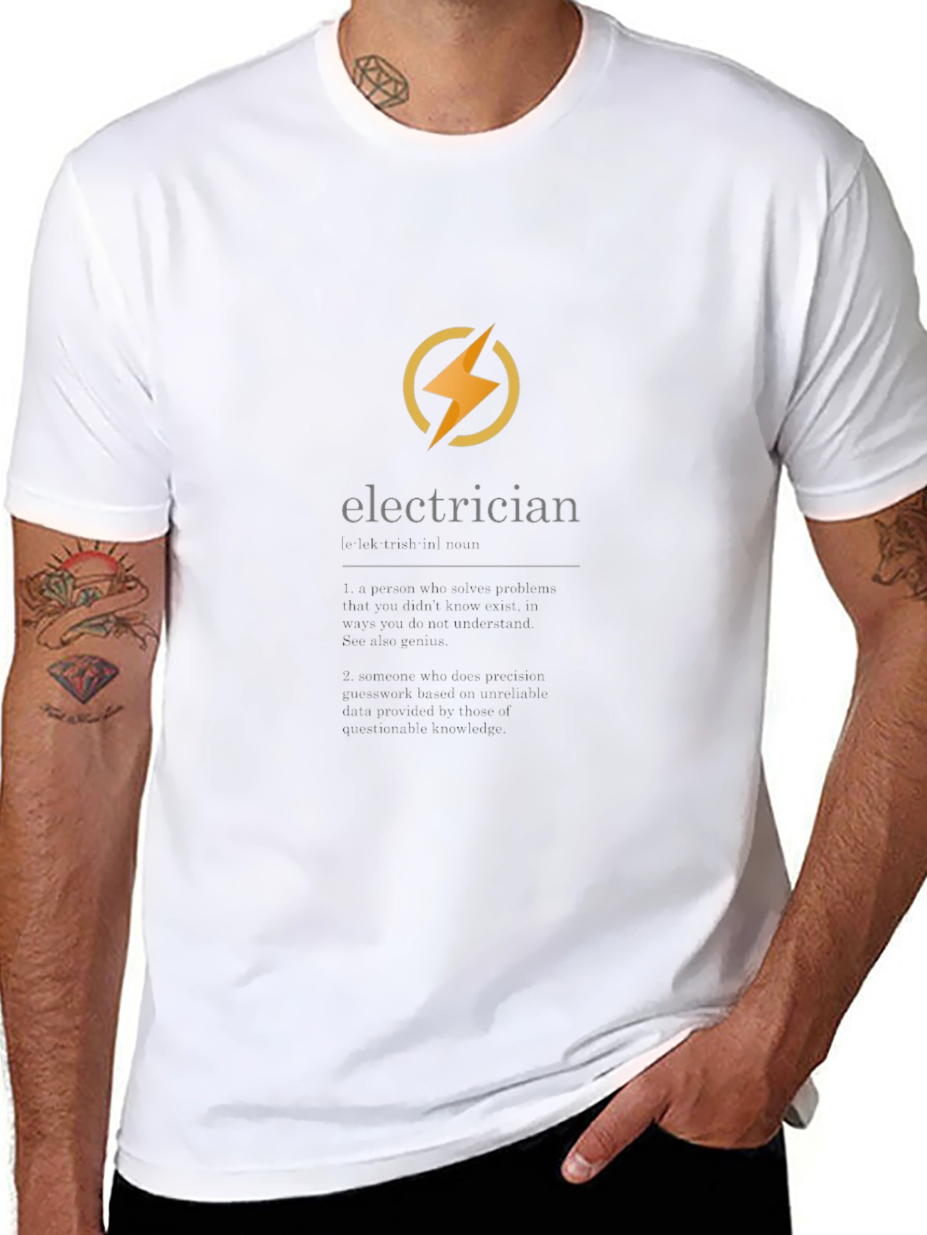 Electrician T-Shirt - Premium Quality