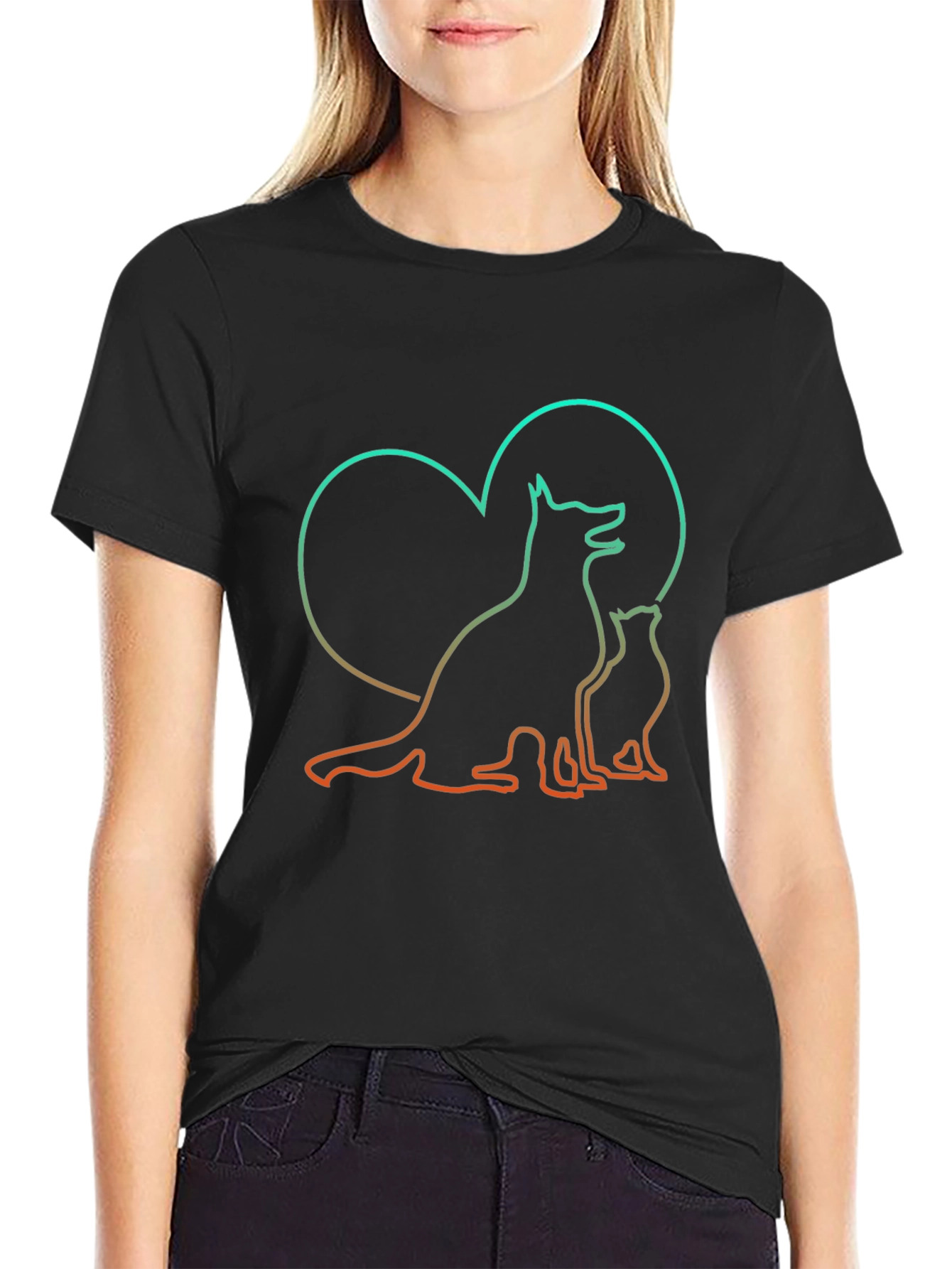 Dog and Cat Lovers Tee